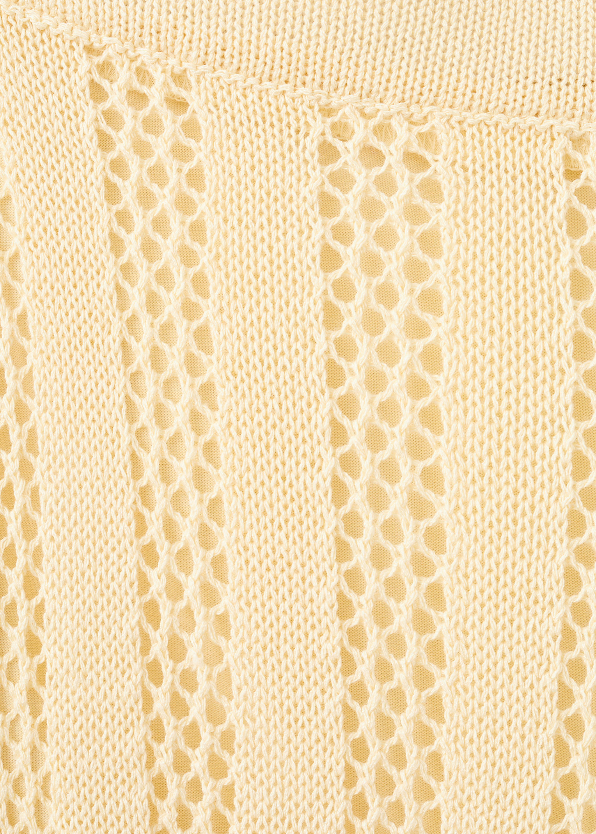 بنطلون محبوك واسع الساق - تفاصيل المنتج 0