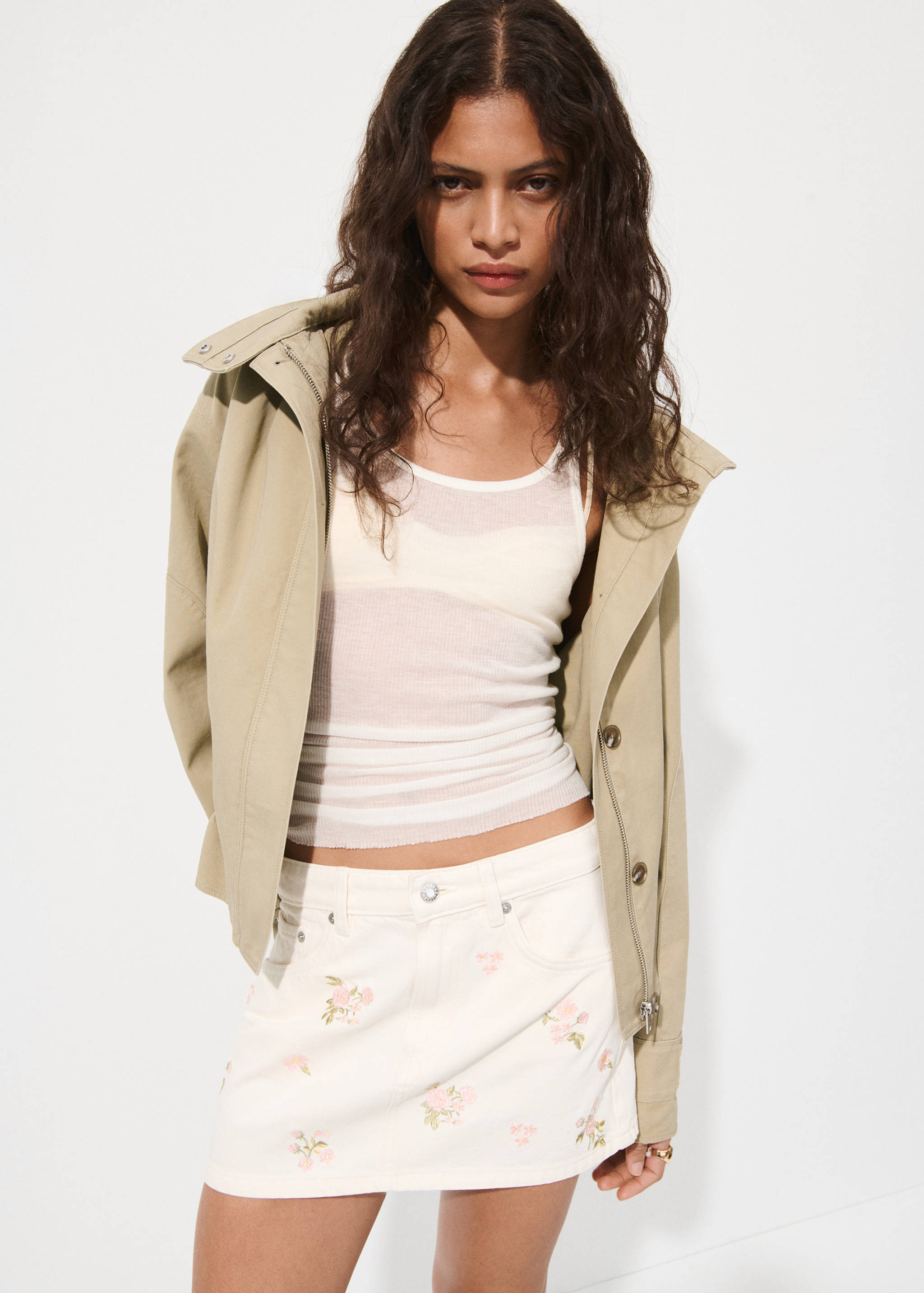 Jupe broderie florale - Détail de l'article 1