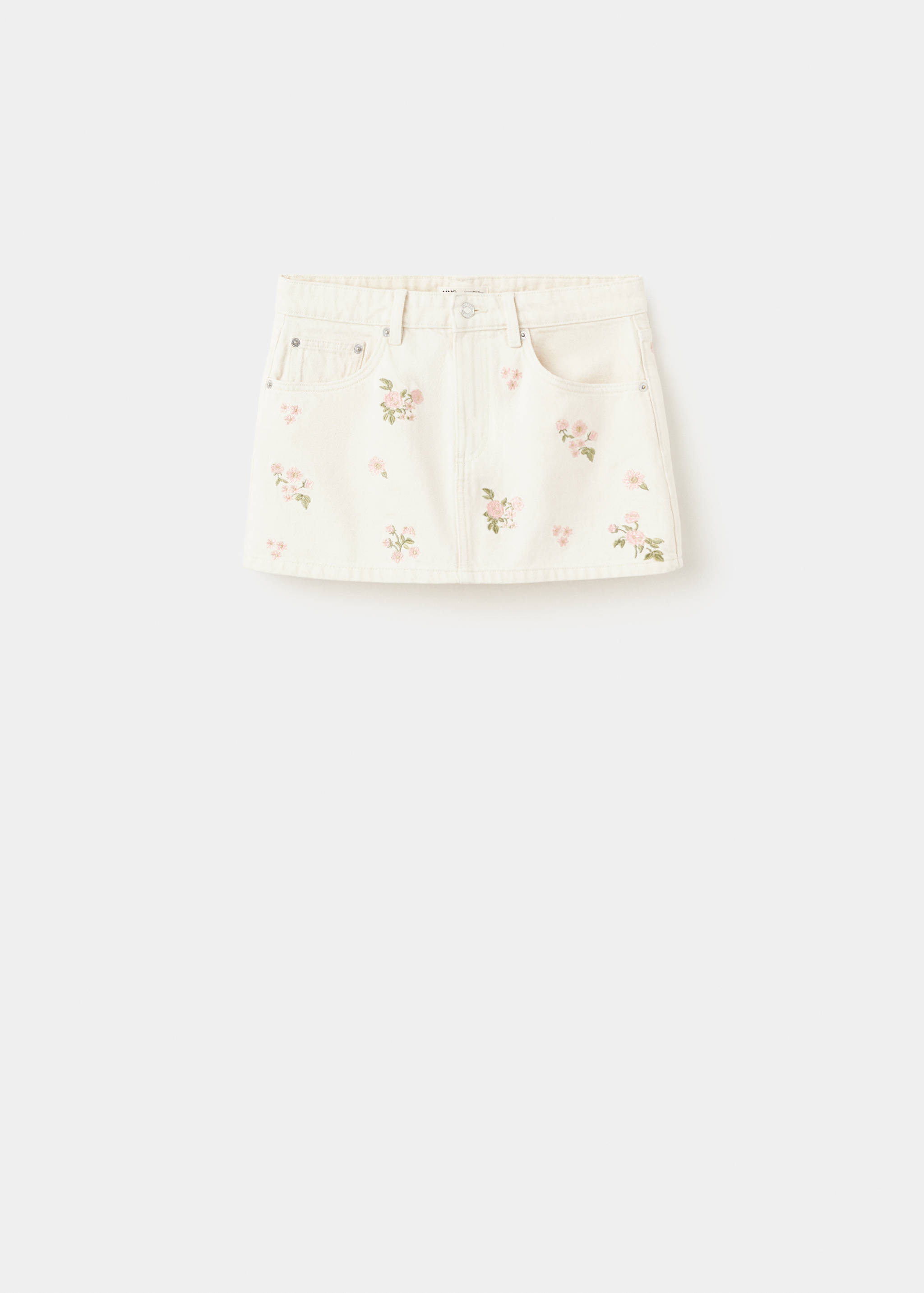 Floral embroidery skirt - Article without model