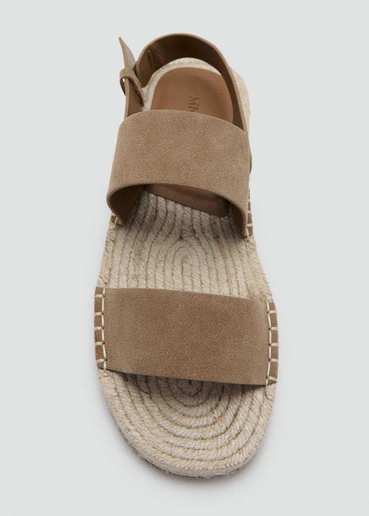 100% leather sandals with buckle straps - thumbnail 4