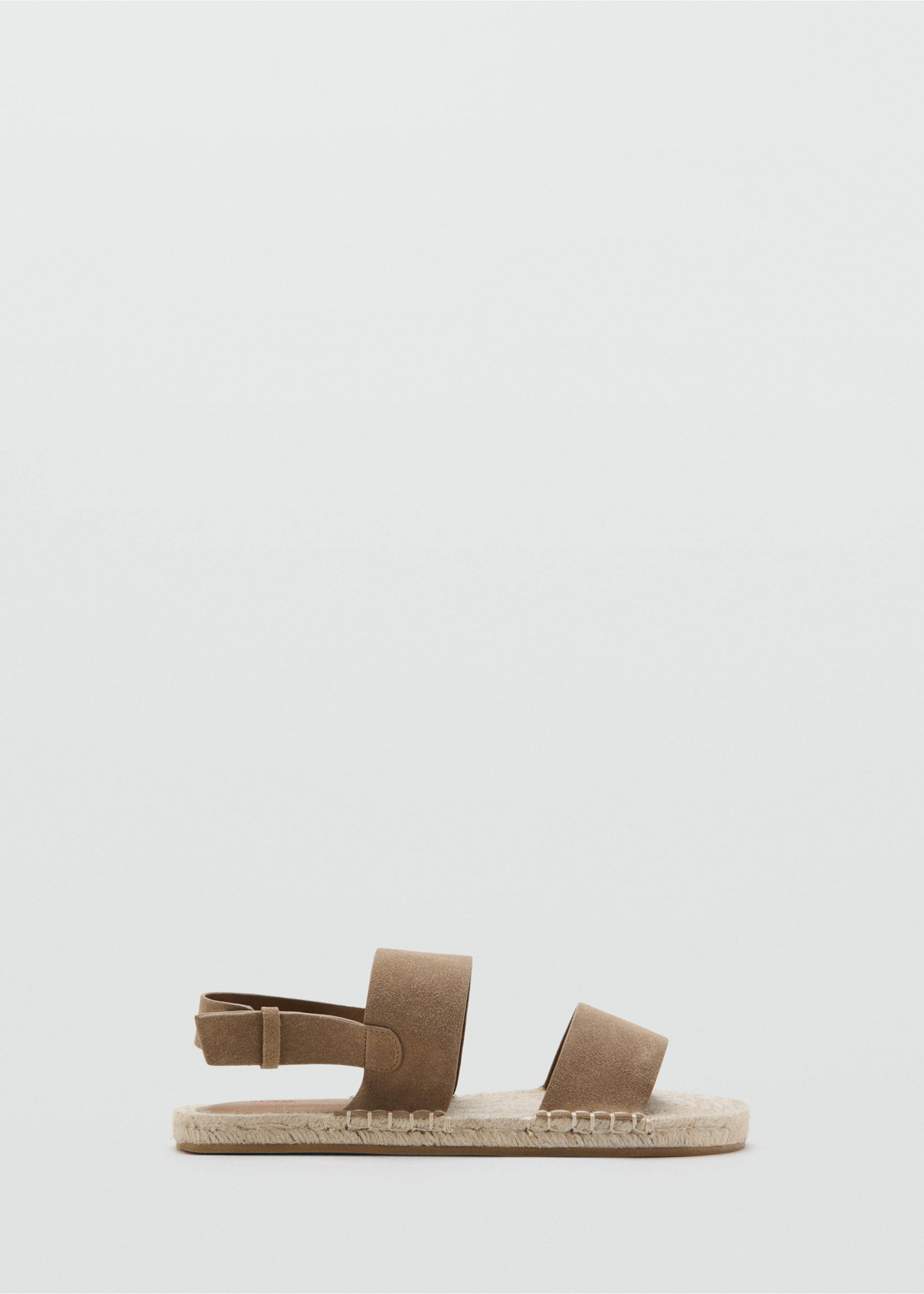 100% leather sandals with buckle straps - Article without model, Sand. Ref: 27099205-00.