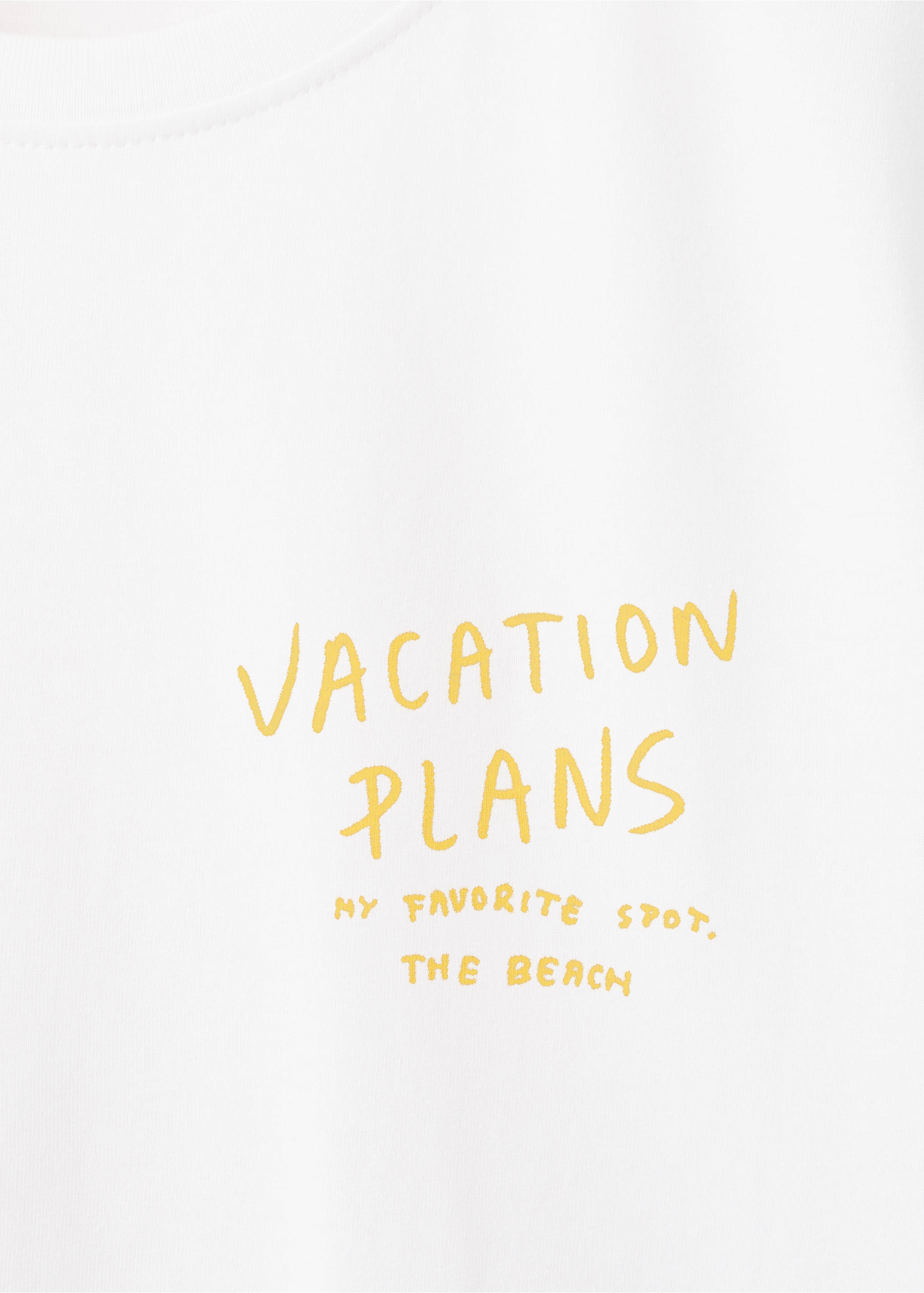 T-shirt com flor estampada - Pormenor do artigo 8, Branco-pérola. Ref: 27099208-00.