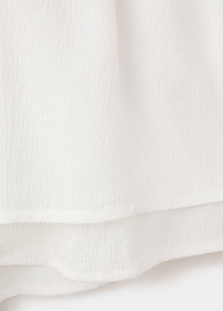 Fluid shorts with bead detailing — Off White