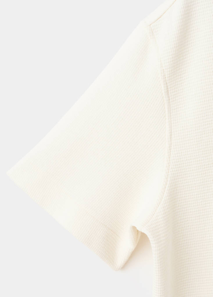 Regular-fit 100% cotton shirt — Ecru
