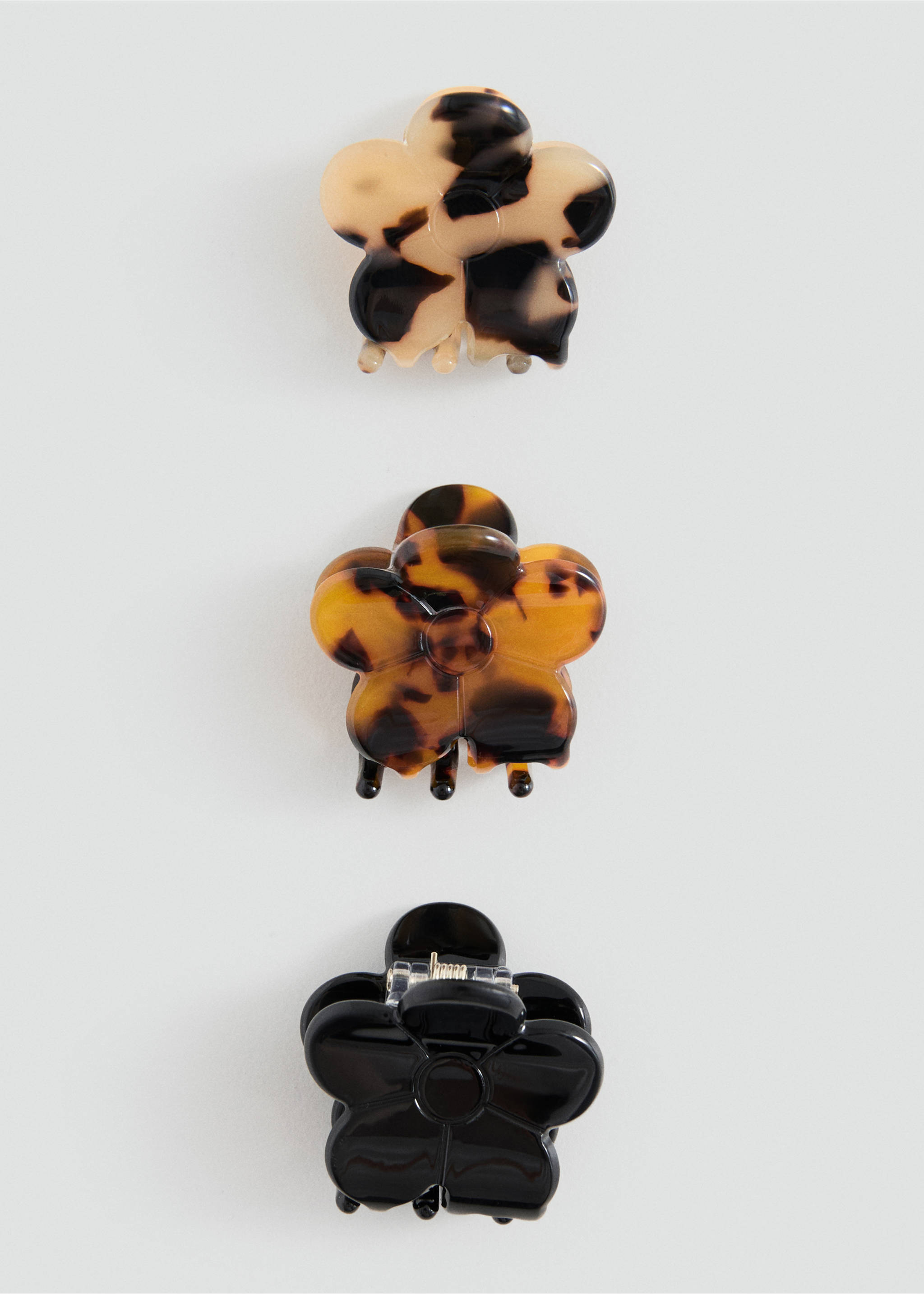 Hairclip flowers - Изделие без модели, Коричневый. Ref: 27099213-00.