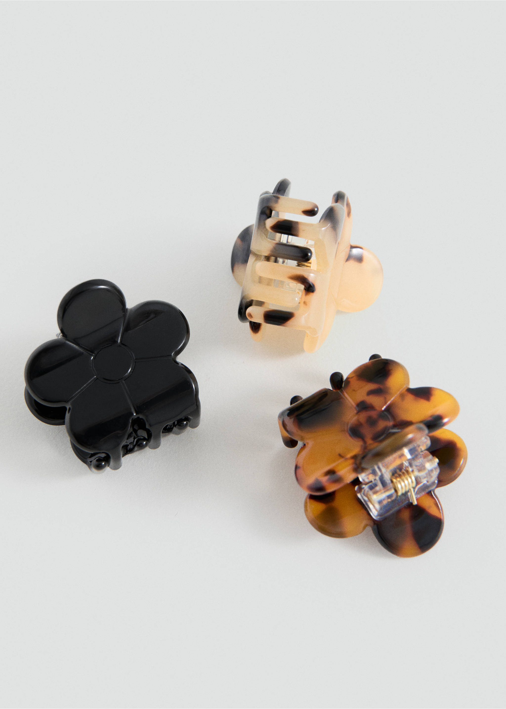 Hairclip flowers - Деталь изделия 1, Коричневый. Ref: 27099213-00.