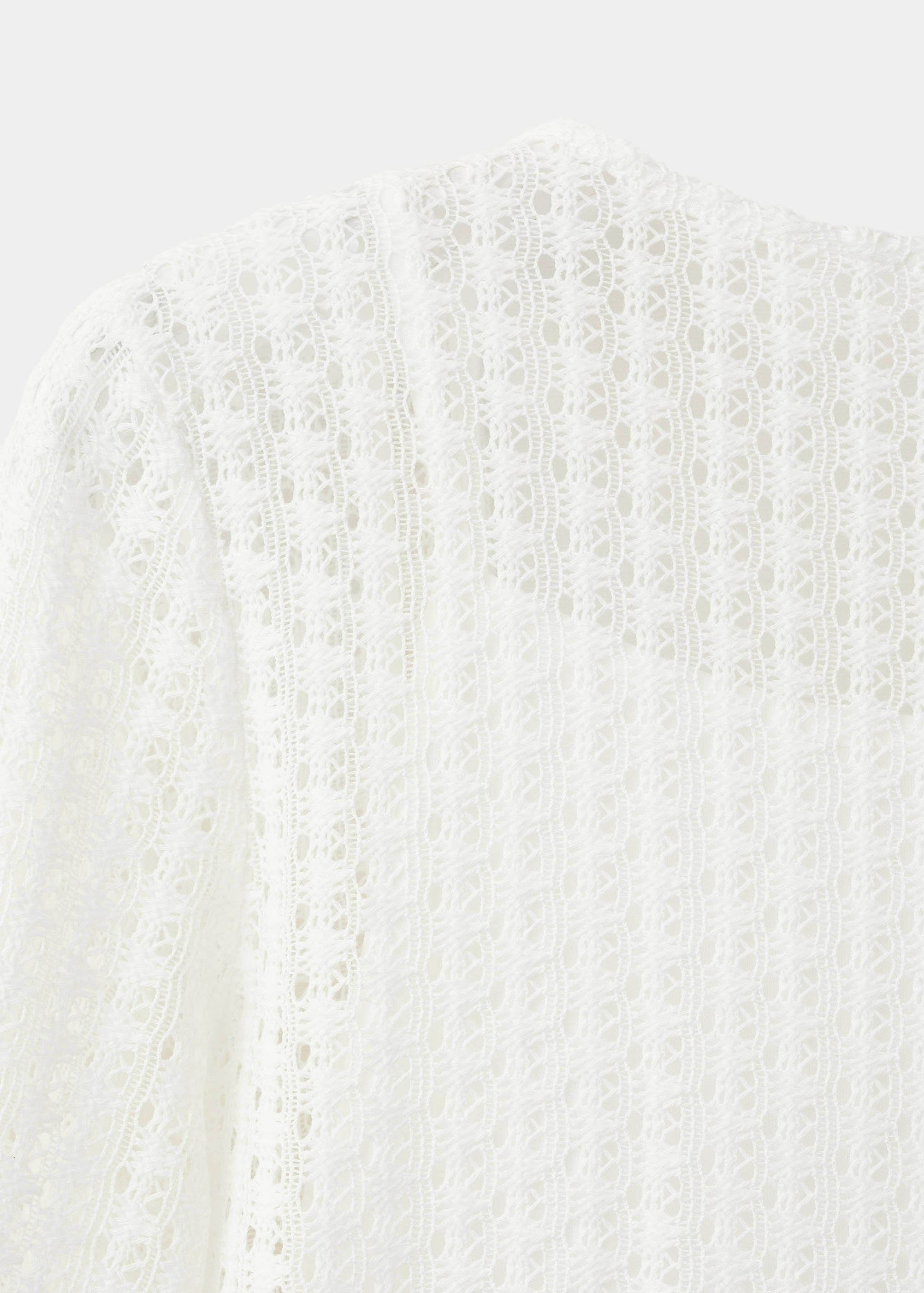 Open-back openwork knit dress - Details of the article 8