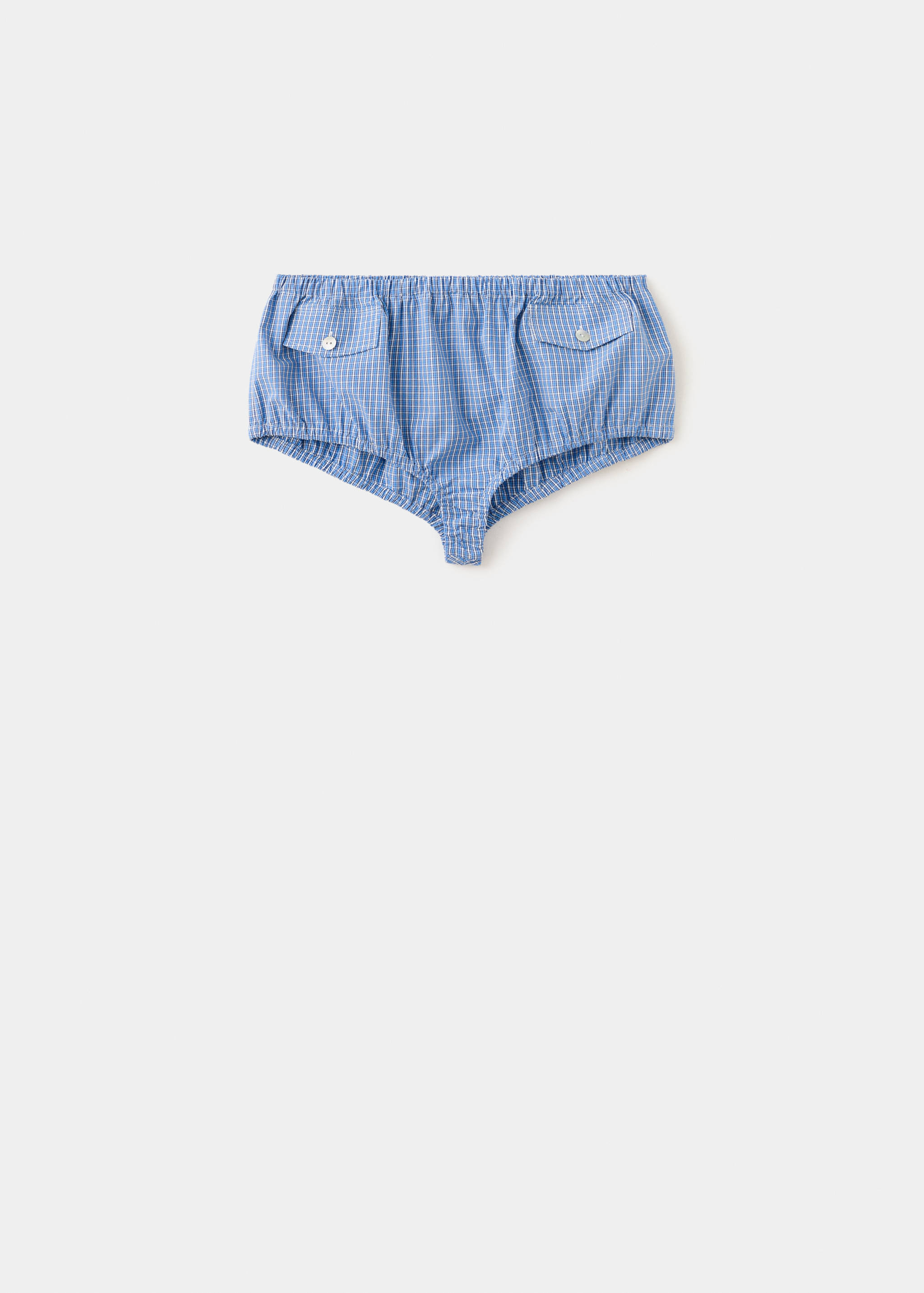 Check mini shorts - Article without model