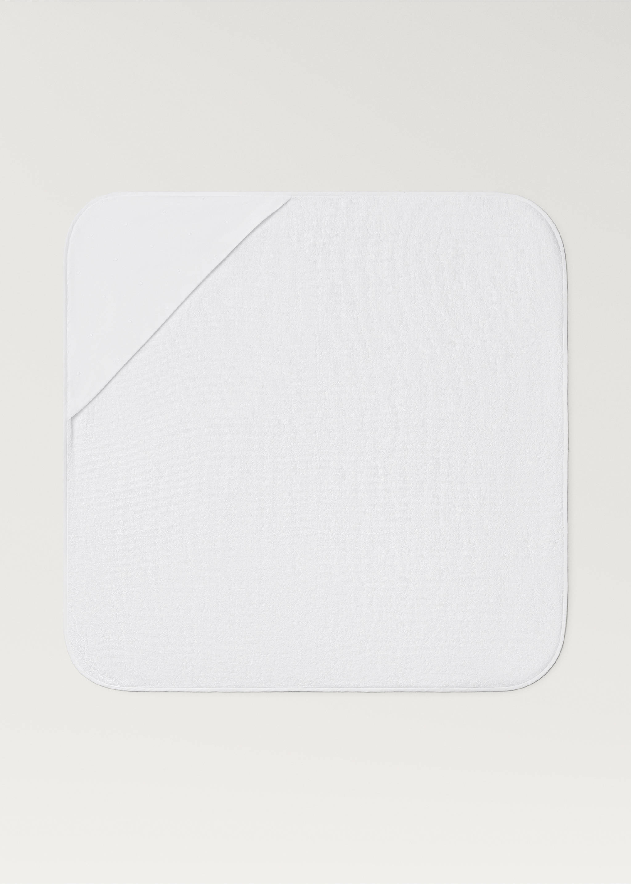 Badcape för barn med broderad huva - Artikel utan modell, Vit. Ref: 27103391-00.