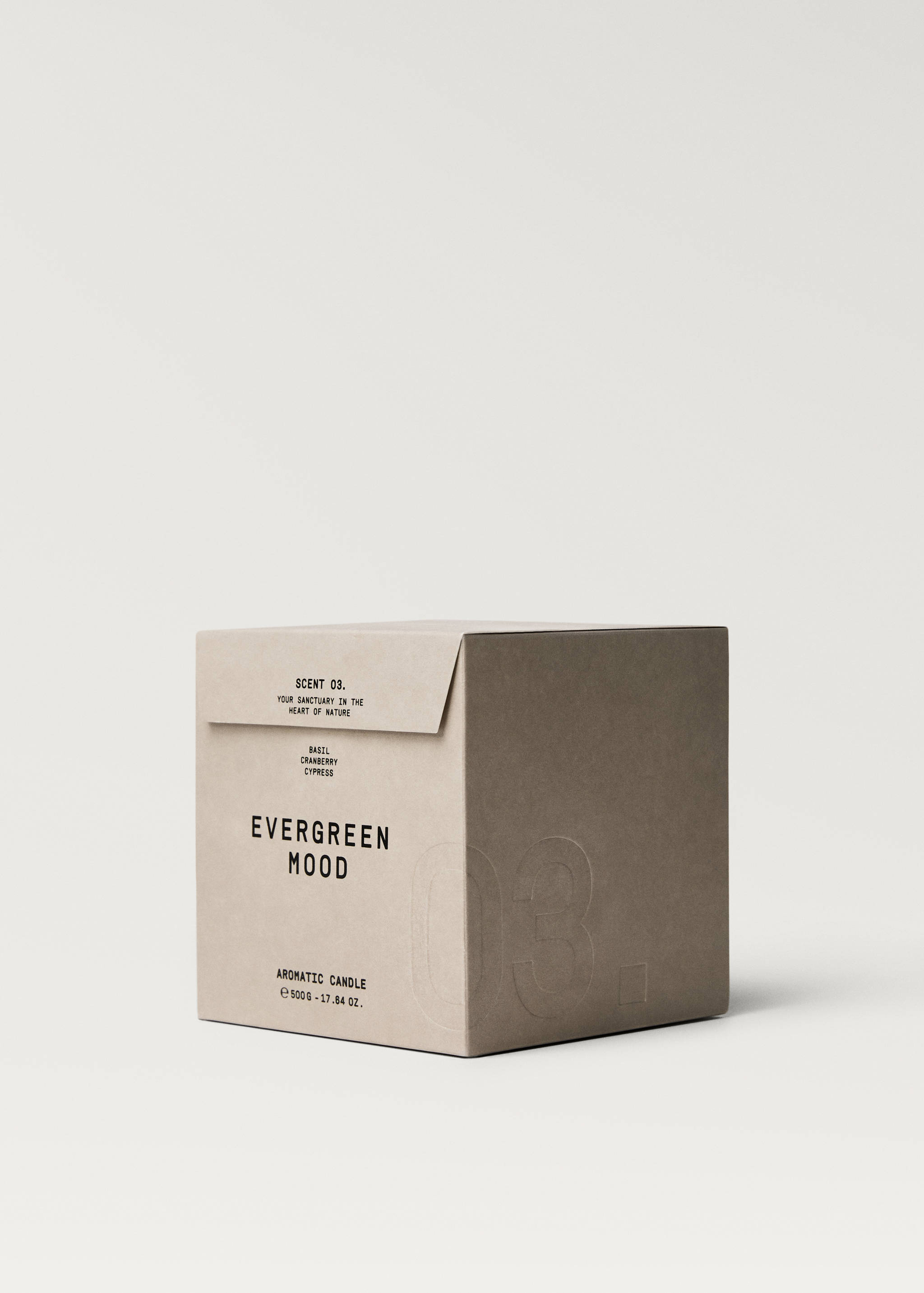 Aromatic candle EVERGREEN MOOD 500 gr - Details of the article 2