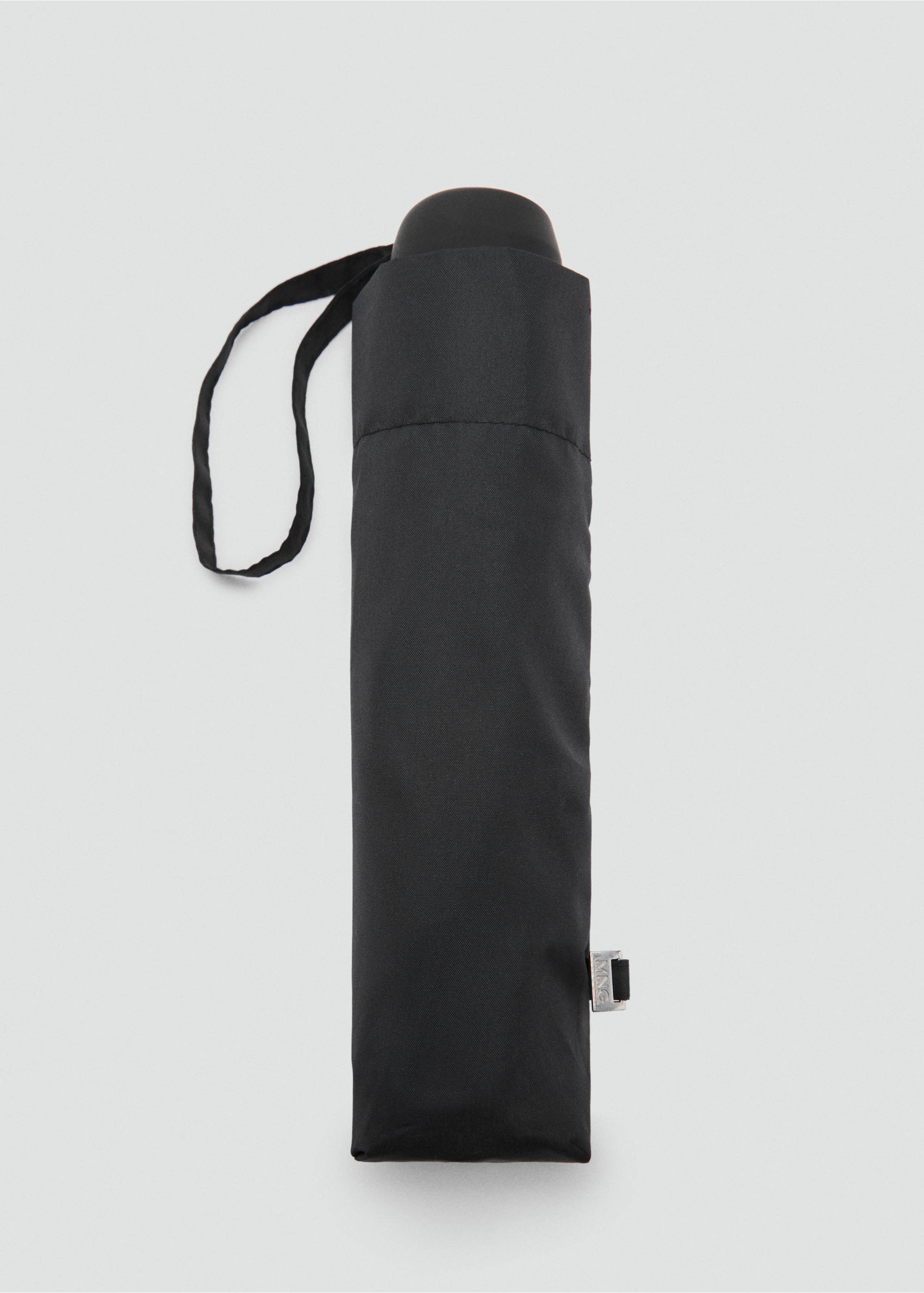 Plain folding umbrella - Article without model, Black. Ref: 27130258-00.
