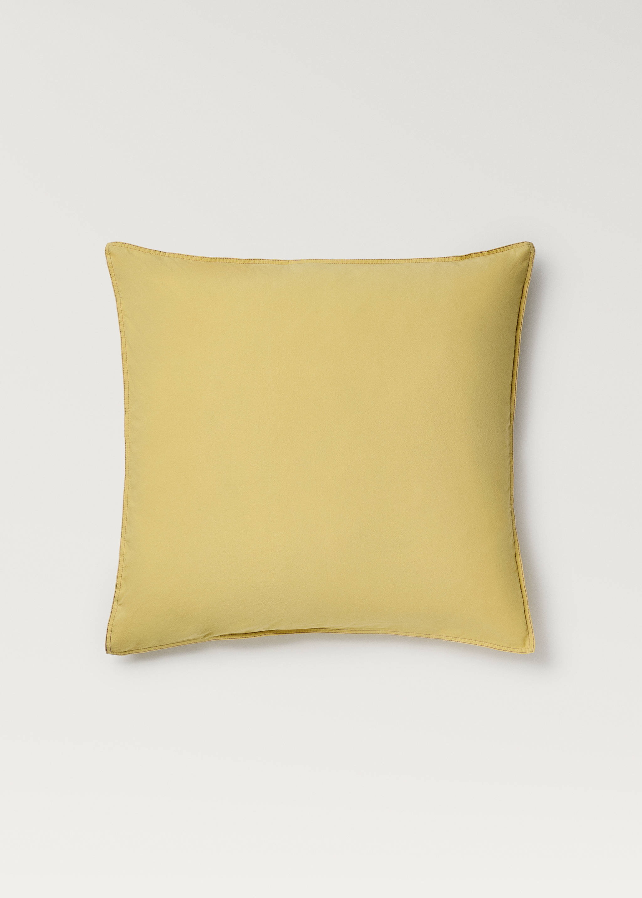 Funda almohada infantil algodón lavado doble pespunte 60x60 cm - Artículo sin modelo