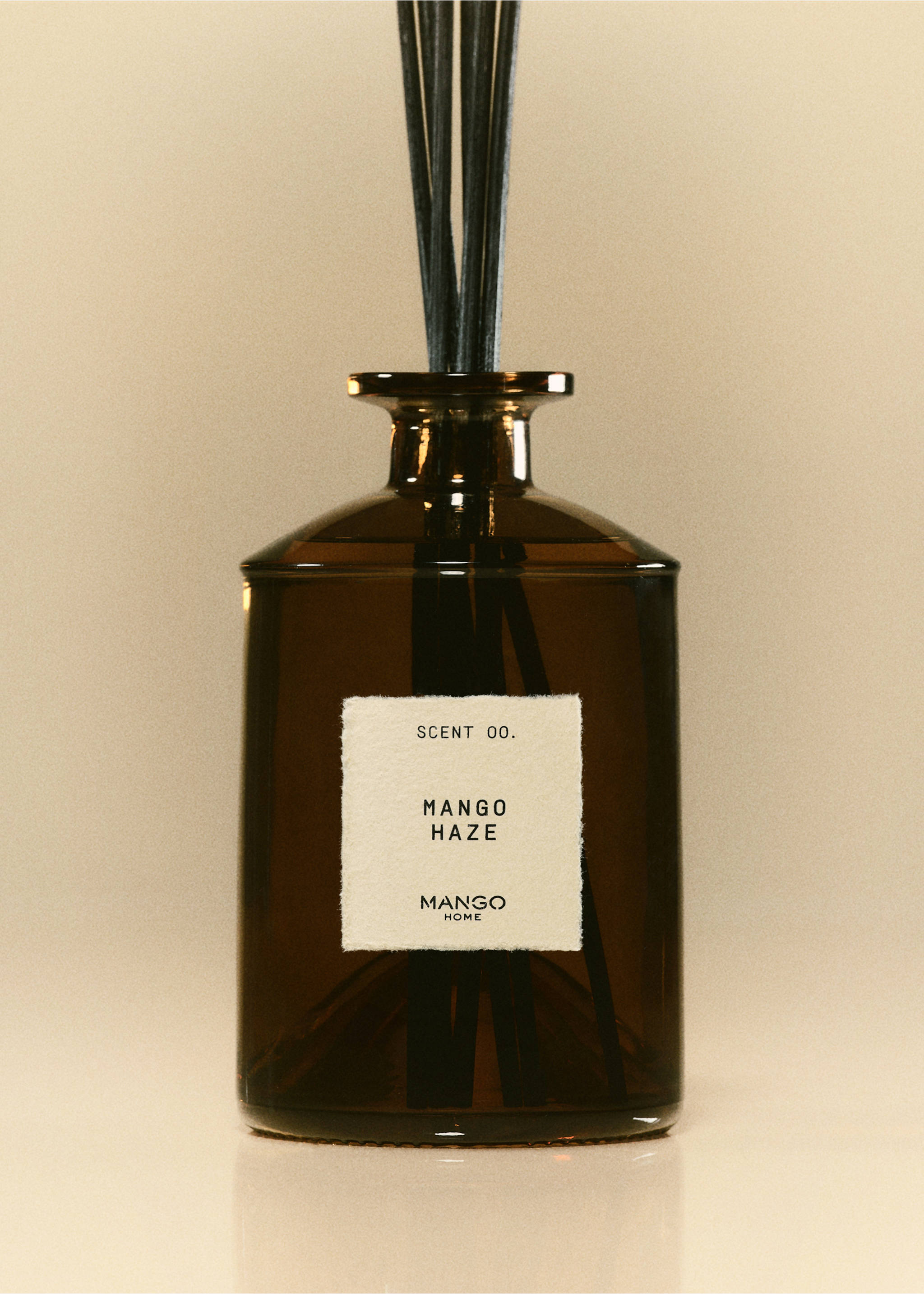 Дифузер с пръчици MANGO HAZE 500 мл - Обща равнина, Кафяво. Ref: 27141593-00.