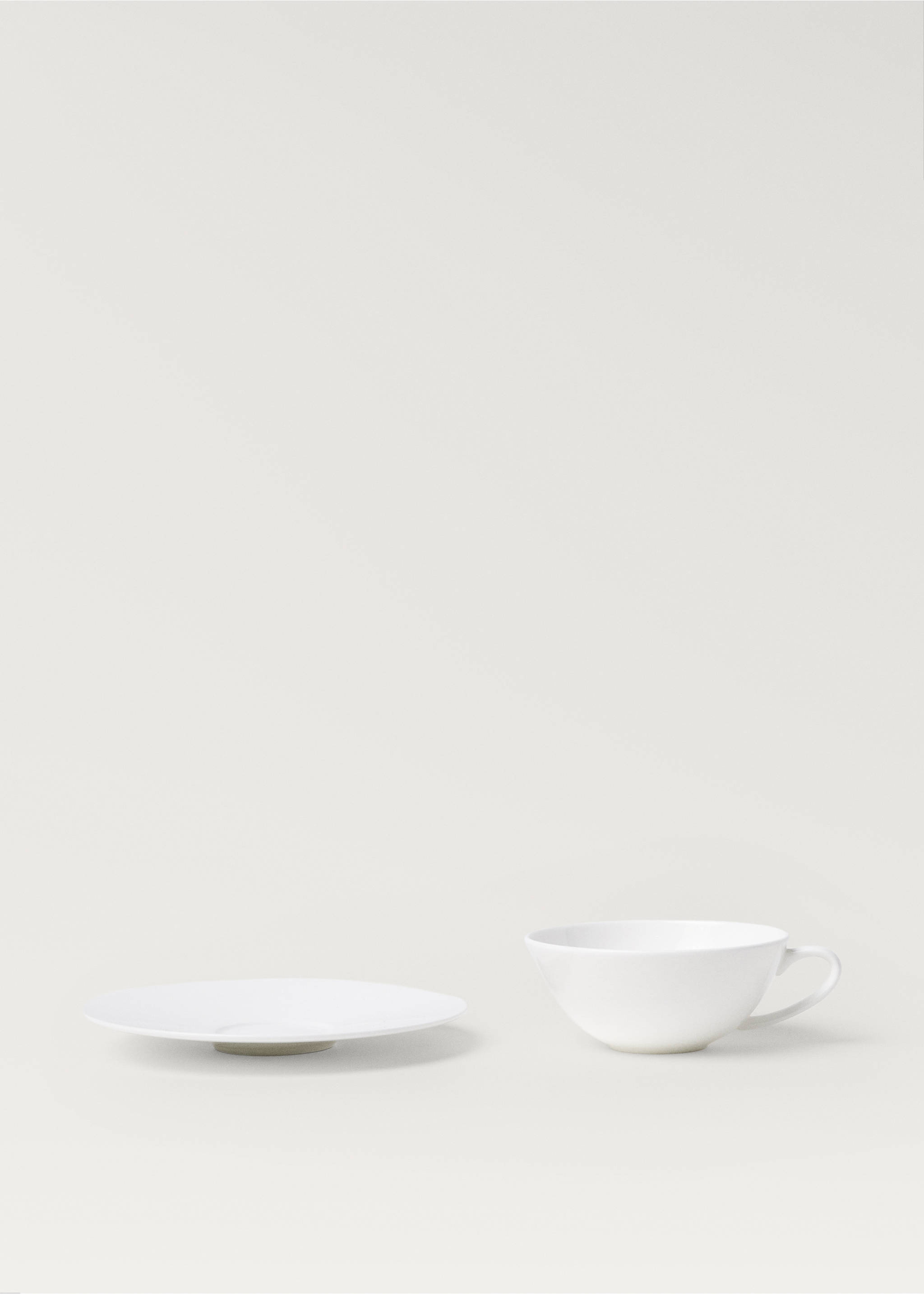 Bone china tea cup - Details of the article 3, Off White. Ref: 27142938-00.