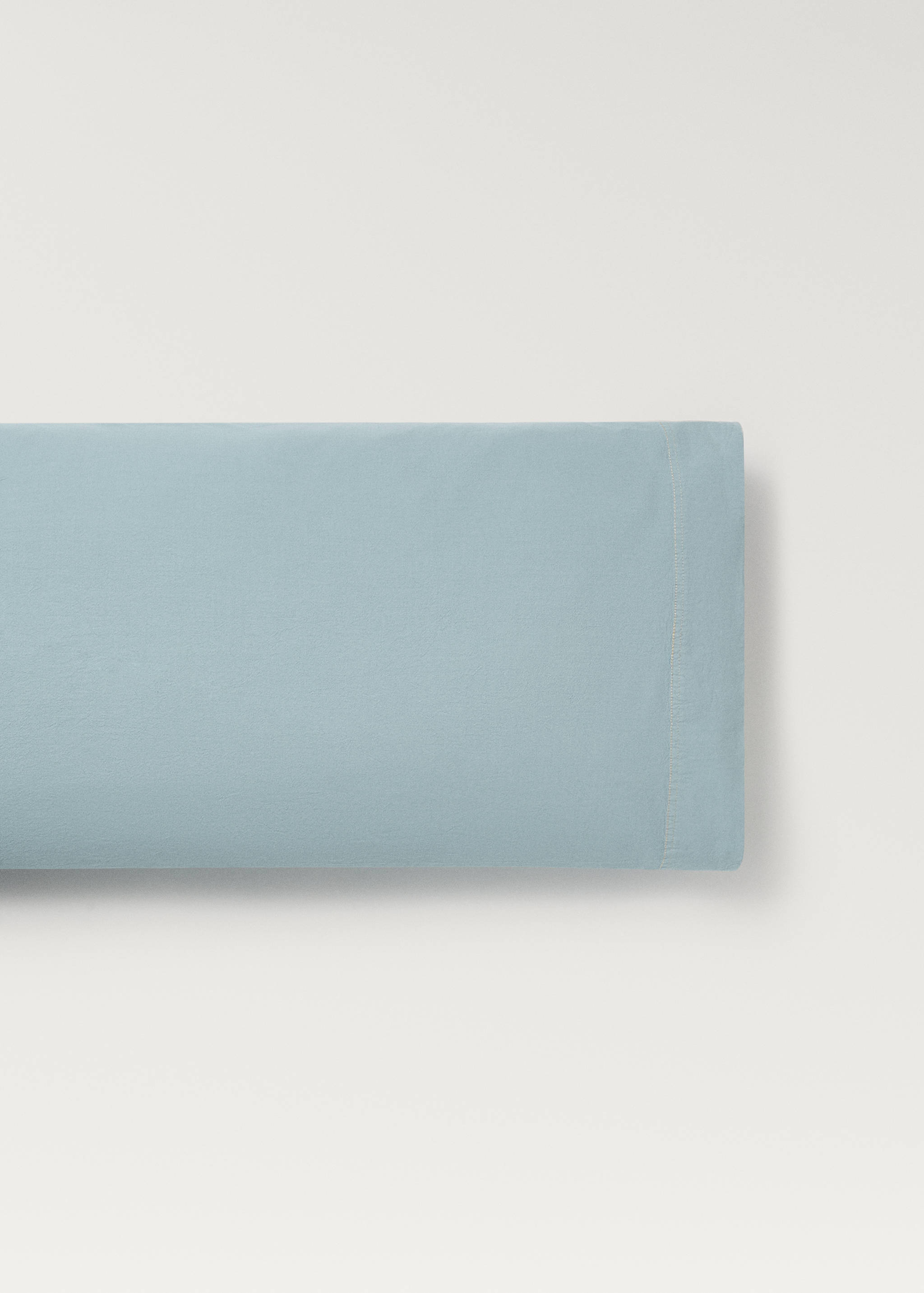 Children's washed cotton double-stitched pillowcase 45x110 cm - Article without model