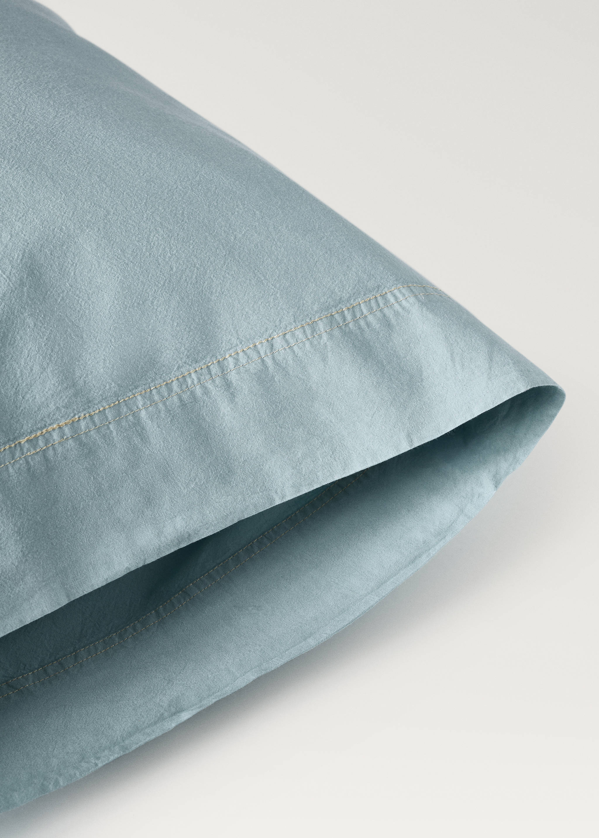 Children's washed cotton double-stitched pillowcase 45x110 cm - Details of the article 1