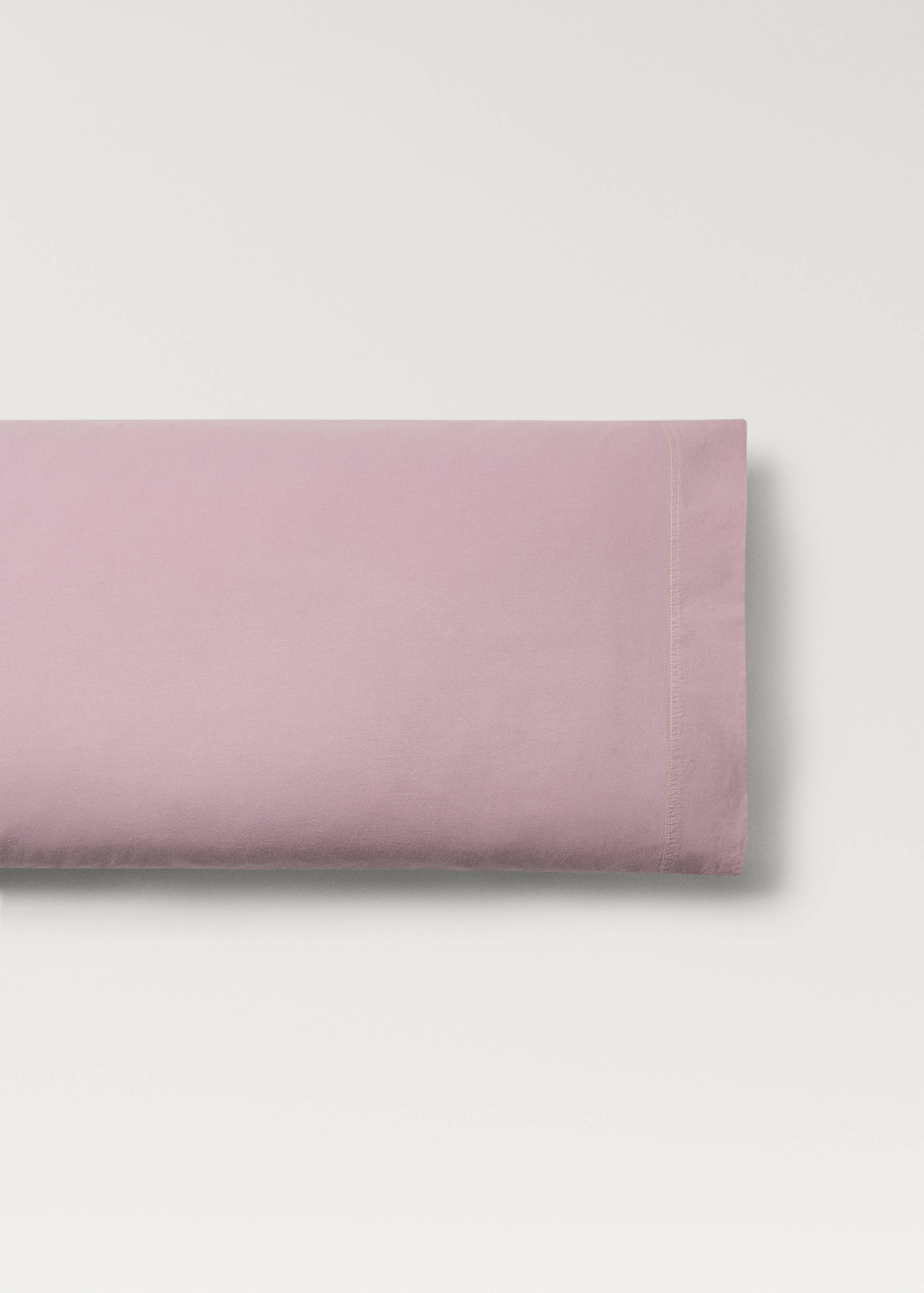 Taie d’oreiller enfant coton lavé double surpiqûre 45x110 cm - Article sans modèle