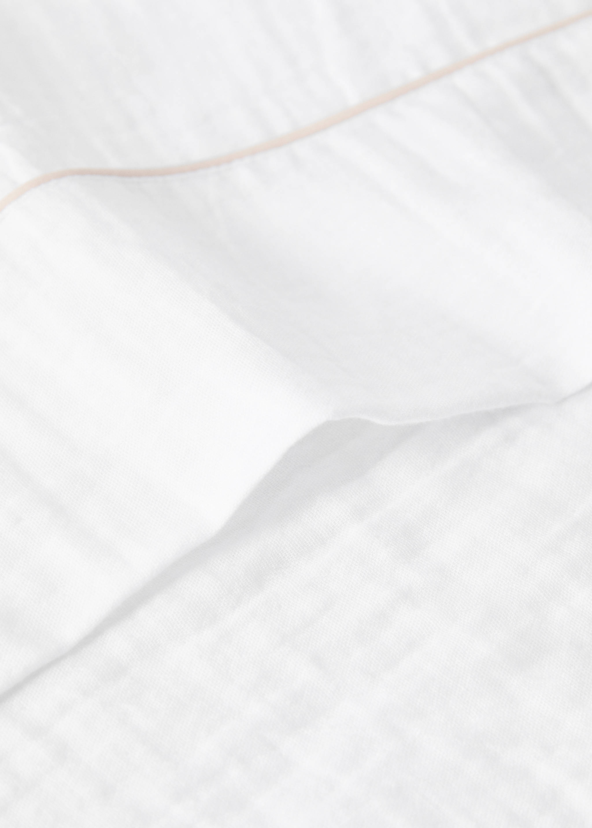 Set of chiffon cotton top sheet and pillowcase for mini cot - Details of the article 1