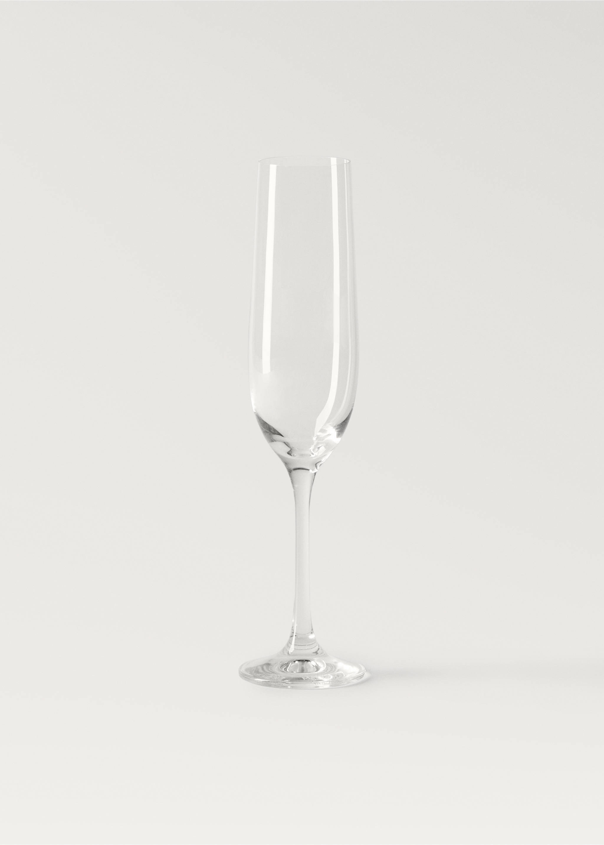 Sklenice na šampaňské z kristalínu - Zboží bez modelu, Ledově šedá. Ref: 27152954-00.