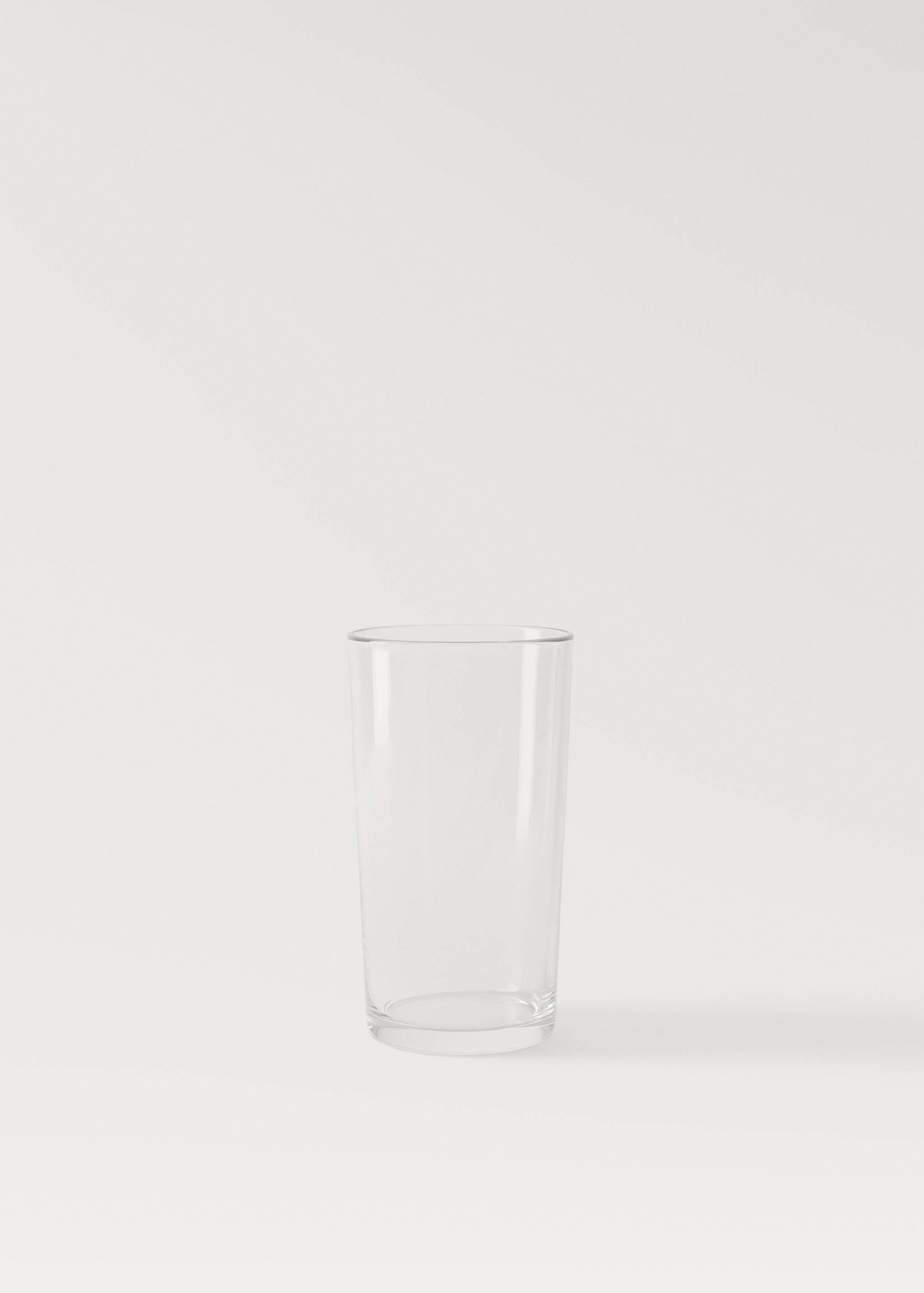 Verre à soda design lisse grand - Article sans modèle