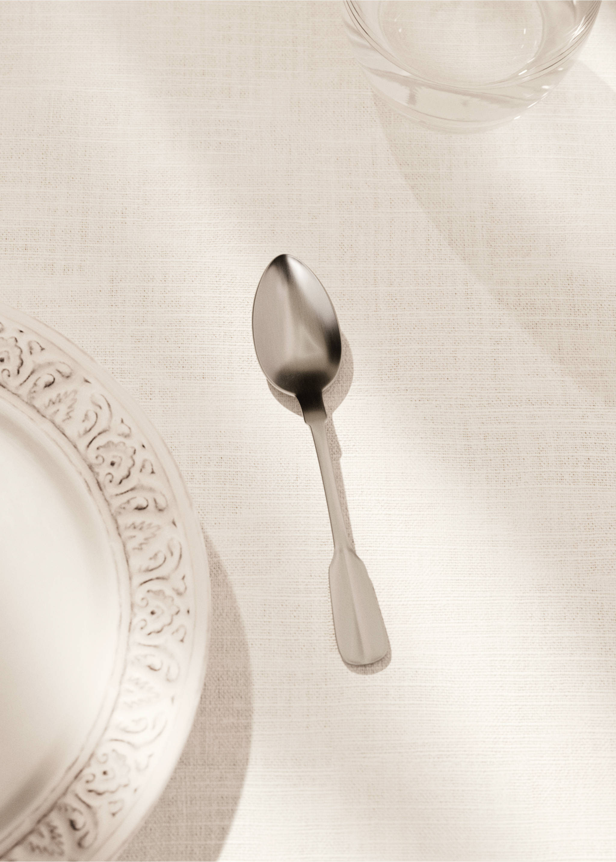 Pack culleres cafè 4 peces acer inoxidable platejat mat - Pla general, Platejat. Ref: 27153350-00.