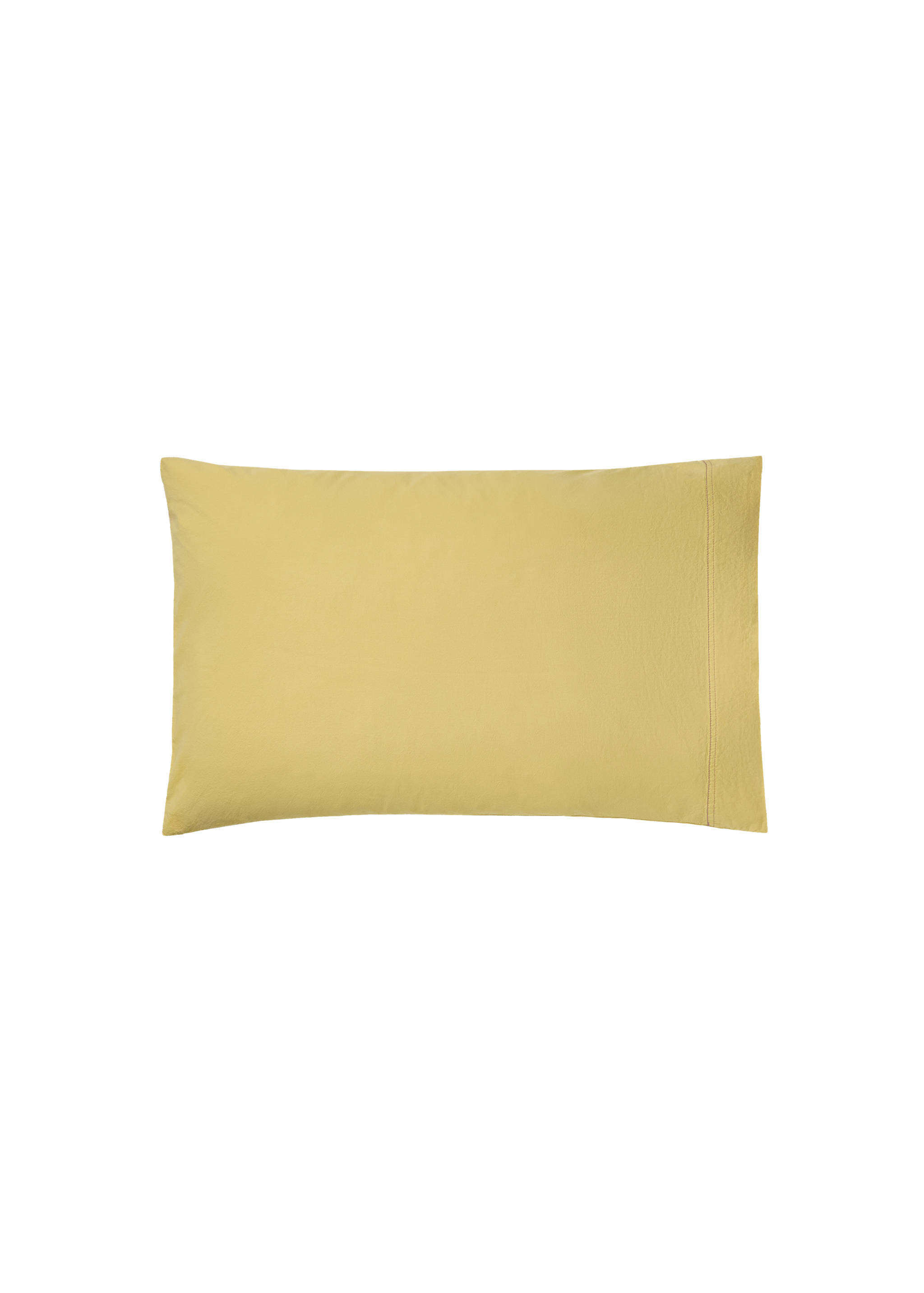 Funda almohada cuna algodón lavado doble pespunte 30x50 cm - Plano panorámico