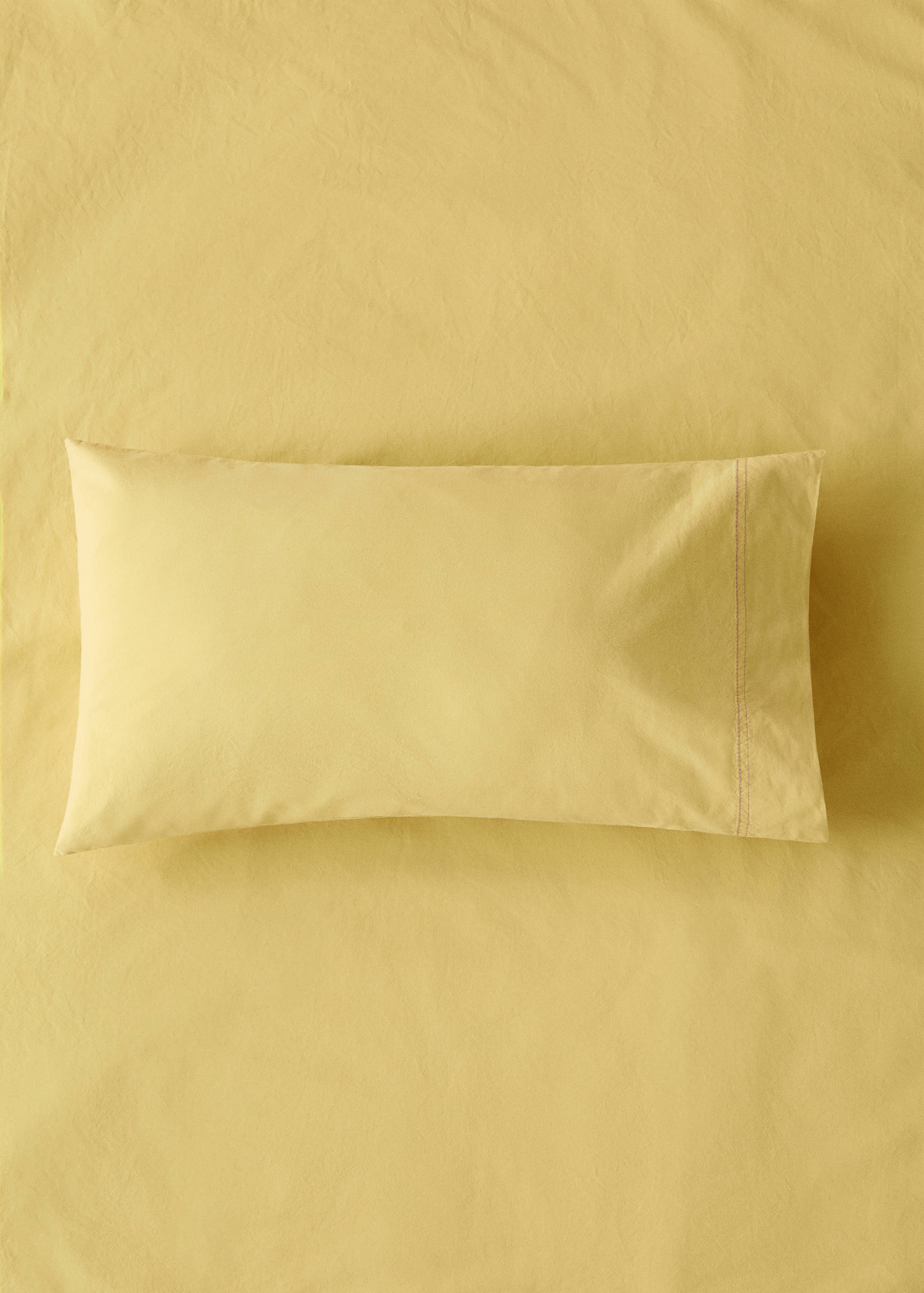 Children's washed cotton double-stitched pillowcase 30x50 cm - General plane