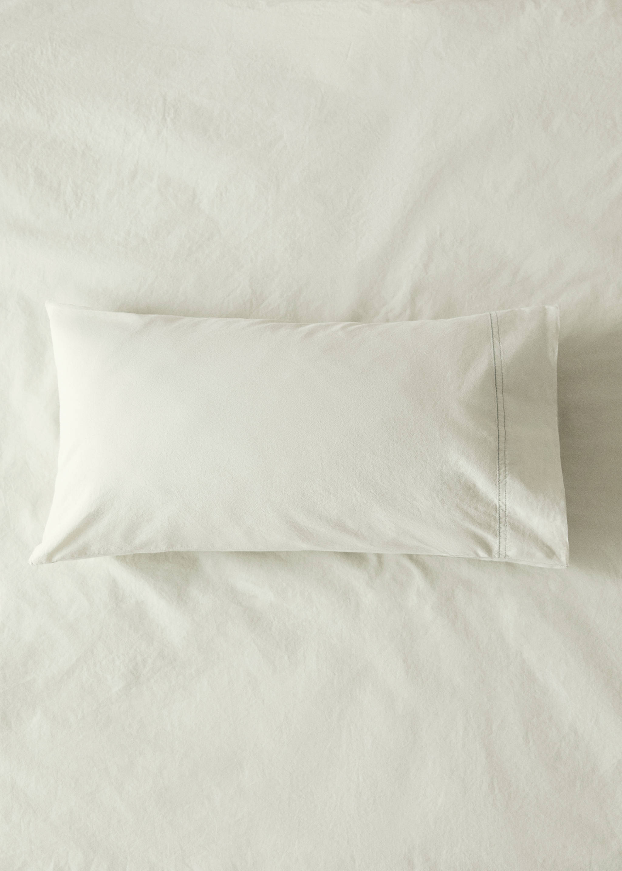 Children's washed cotton double-stitched pillowcase 30x50 cm - General plane
