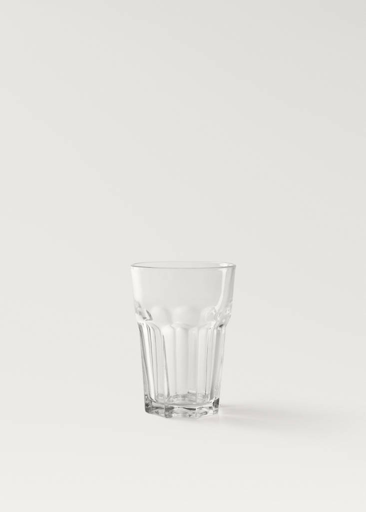 Medium embossed glass — Ice Grey
