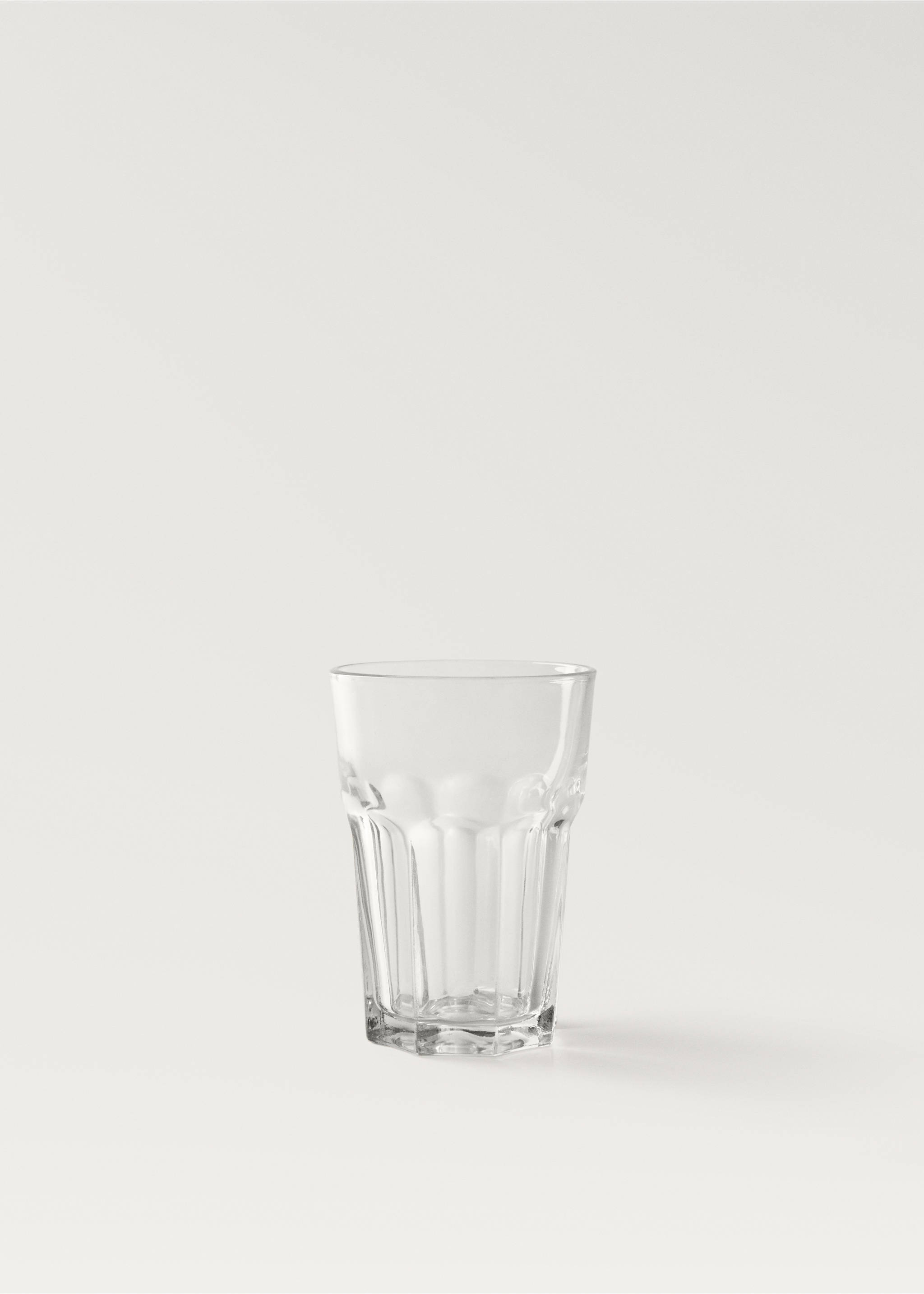 Середній стакан з рельєфом - Товар без моделі, Крижано-сірий. Ref: 27162940-00.