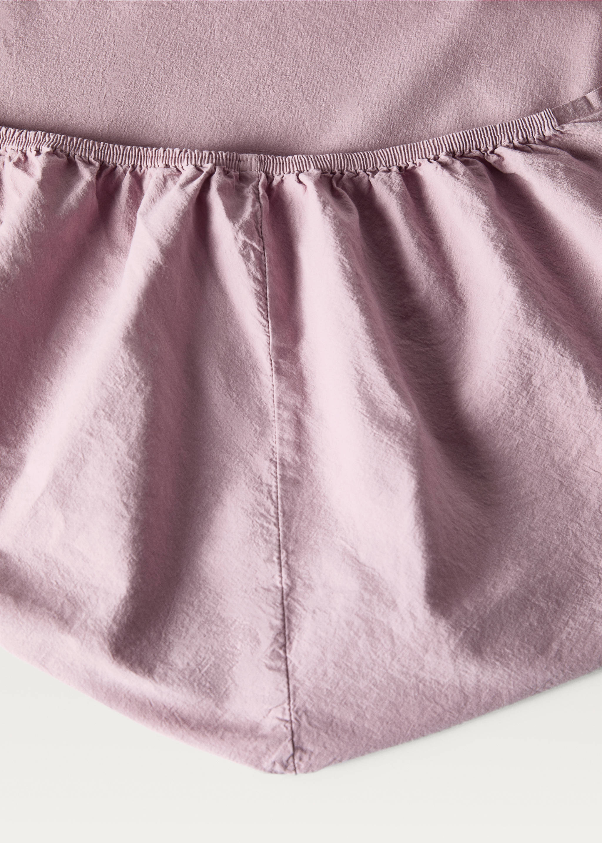 Children's washed cotton fitted sheet for 90 cm bed - Details of the article 1