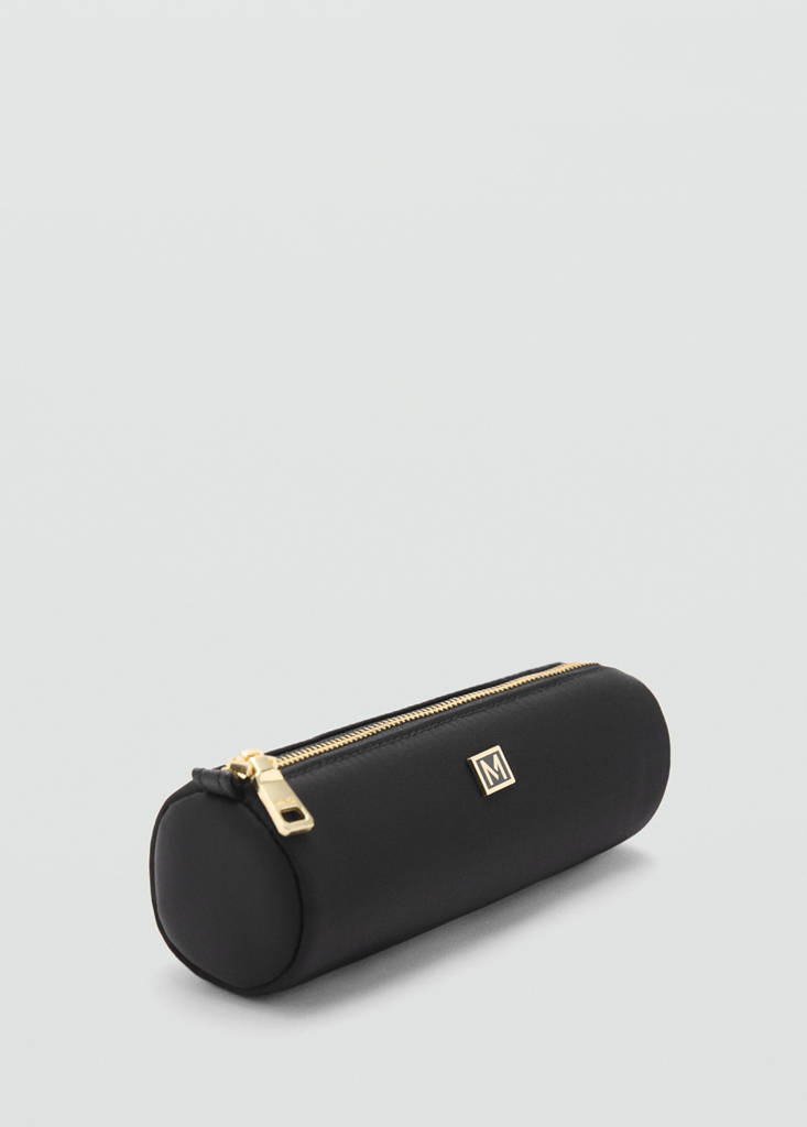 Nylon case with zip — Black