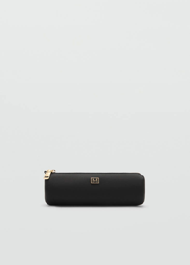 Nylon case with zip — Black