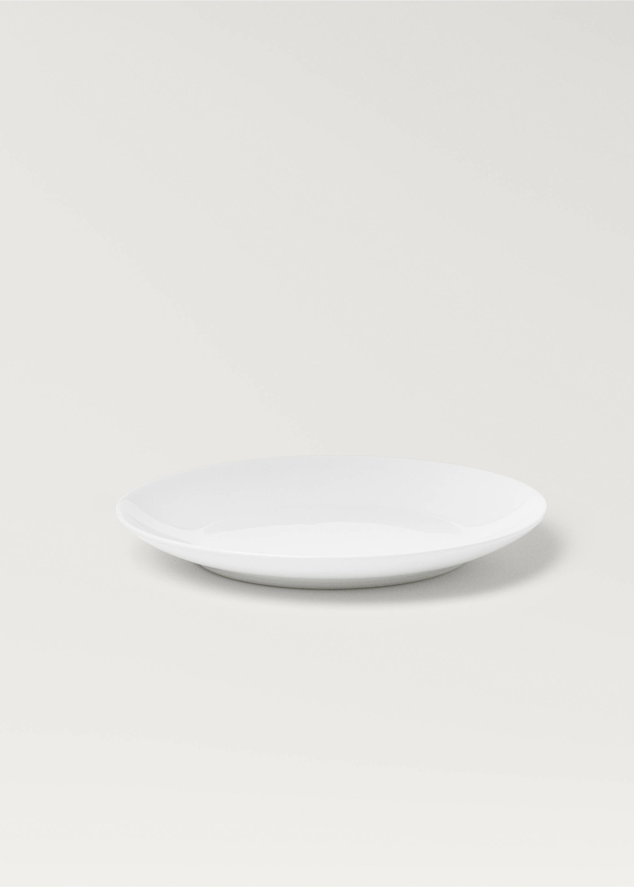 Bone china dessert plate - Details of the article 2, Off White. Ref: 27172937-00.