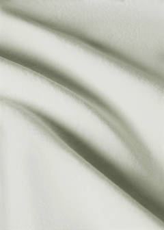 Washed cotton double-stitched fitted sheet for cot — Forest Green 2