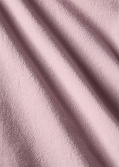 Washed cotton double-stitched fitted sheet for cot — Lilac 2