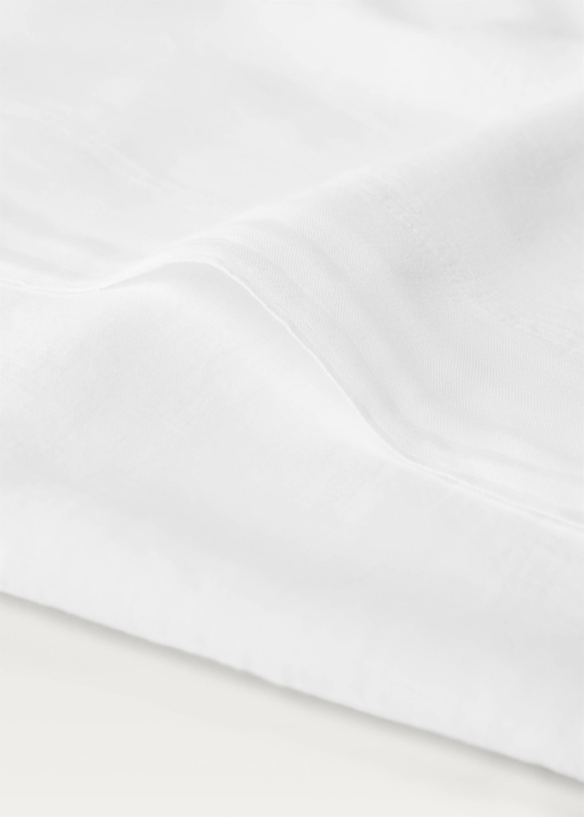 Washed linen top sheet for 135/140 cm bed - Details of the article 1