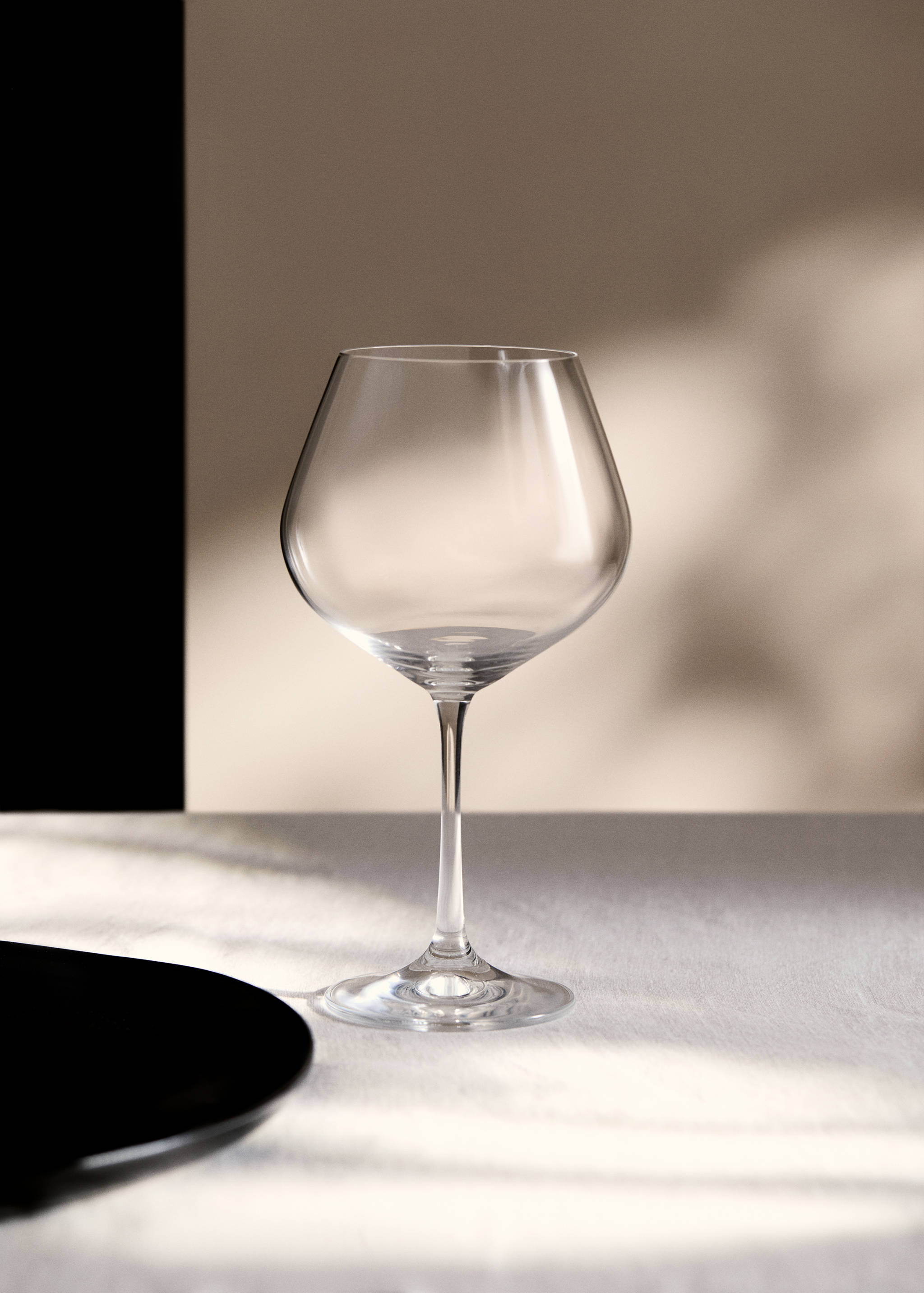 Copo de boca larga cristalino - Plano geral