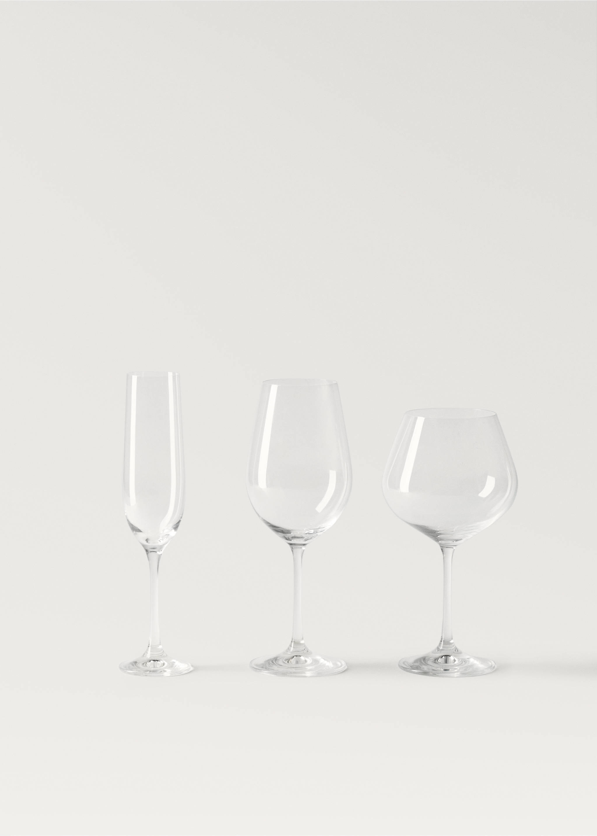 Crystalline glass with wide design - Details of the article 3, Ice Grey. Ref: 27182952-00.