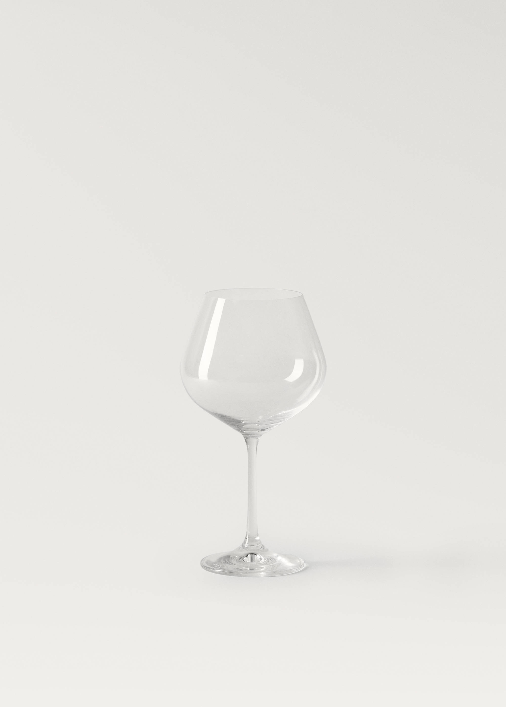 Crystalline glass with wide design - Article without model