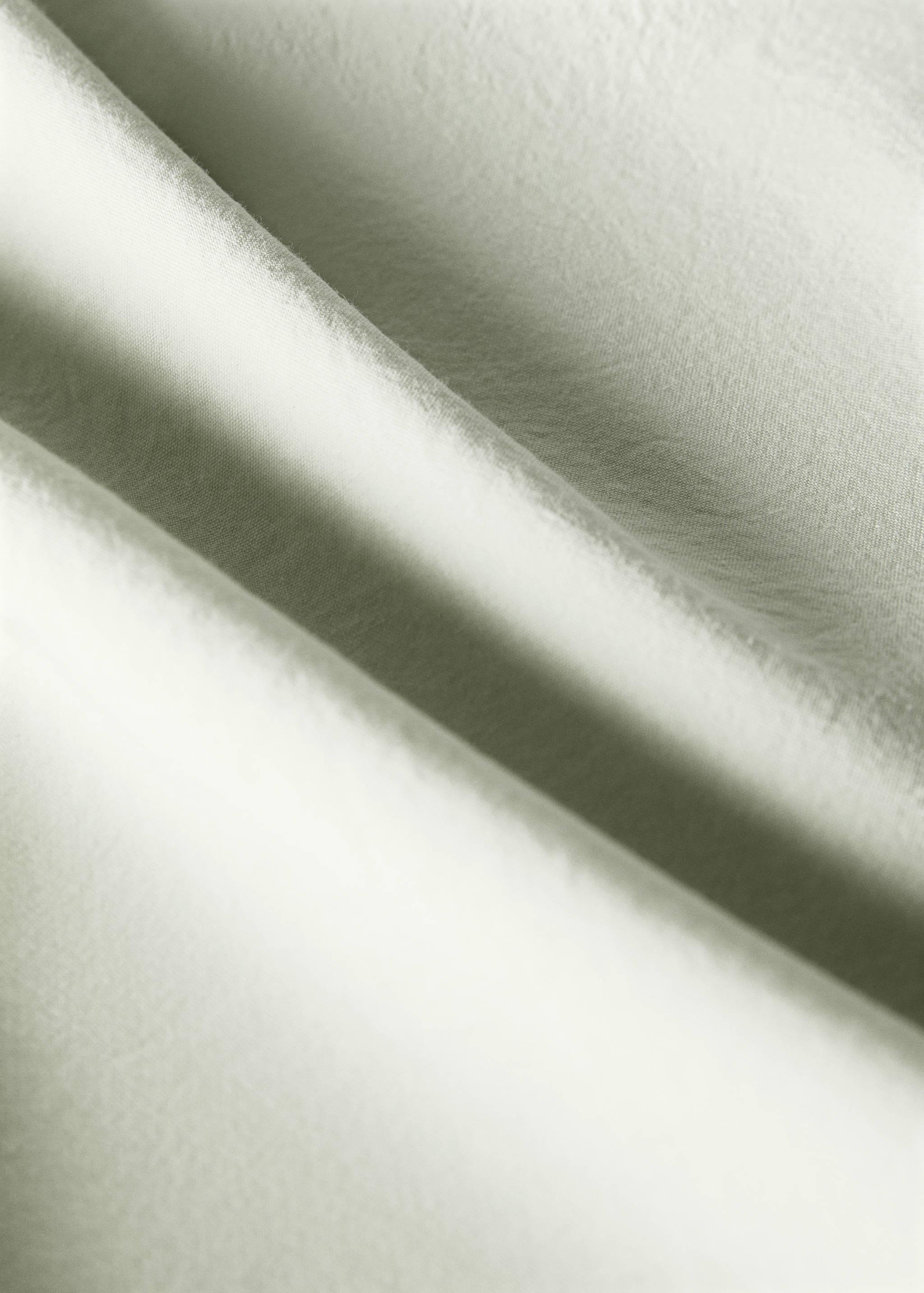 Dubbel doorgestikt dekbedovertrek van gewassen katoen voor kinderbed 90 cm - Detail van het artikel 2