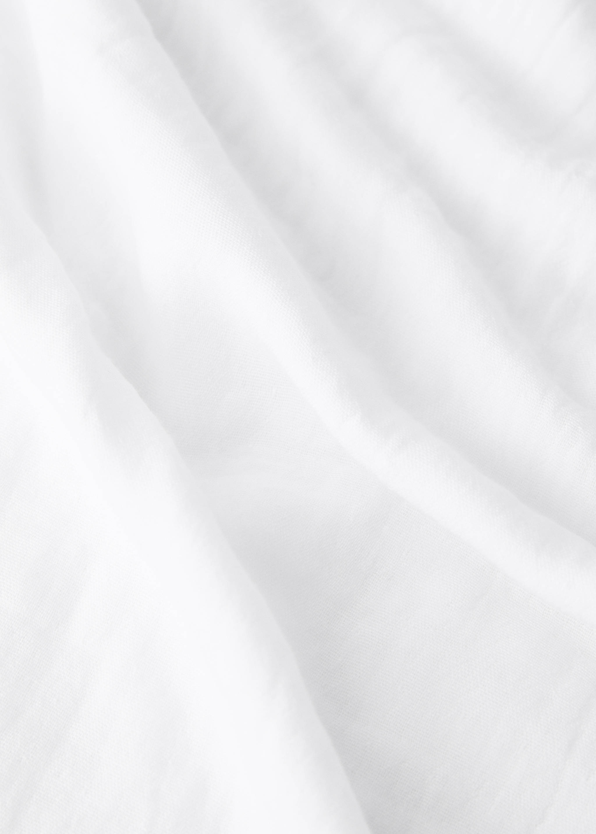 Chiffon cotton duvet cover with contrast piping for cot - Details of the article 1