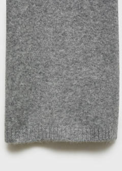 Straight knitted trousers — Grey 6