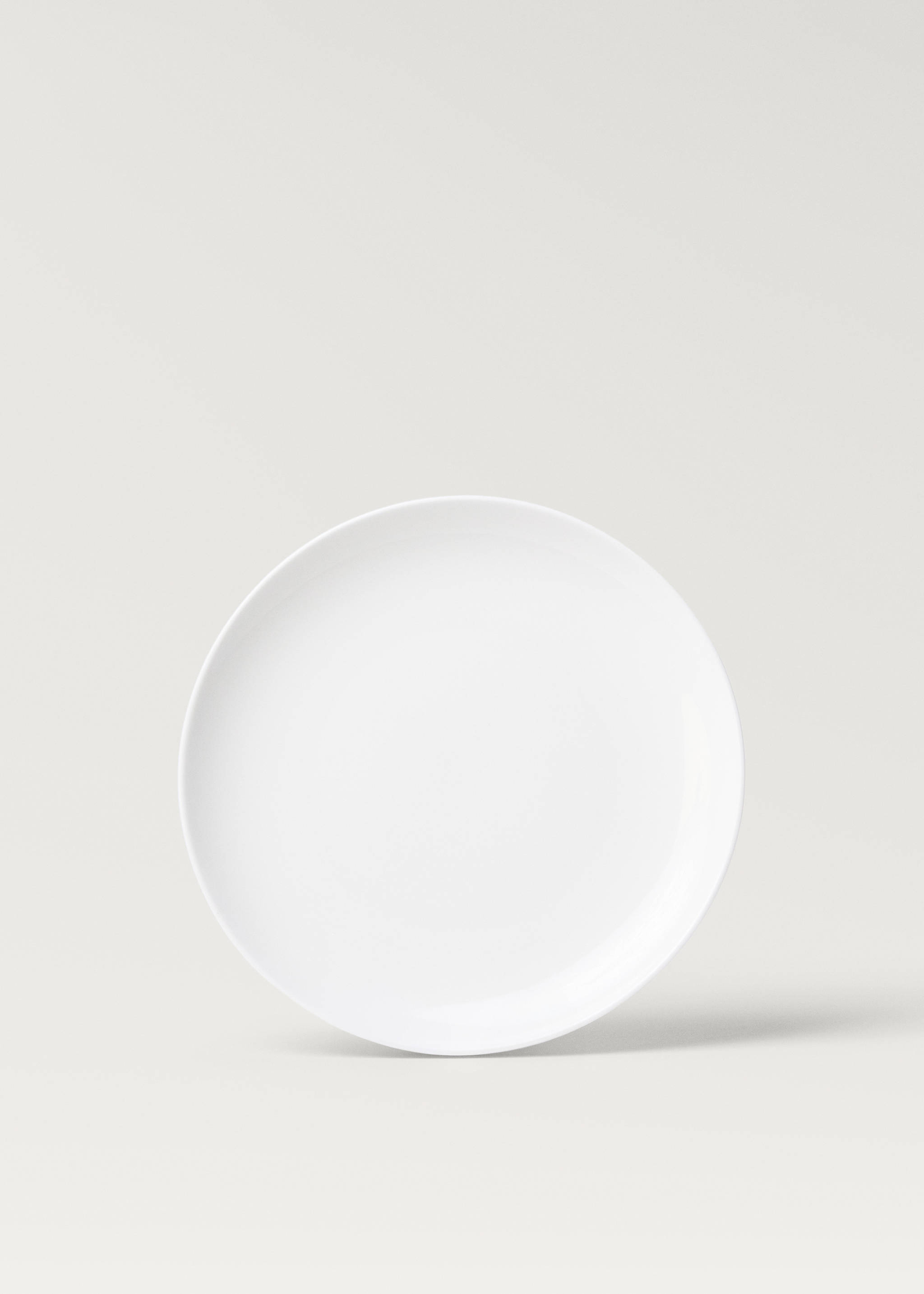 Bone china flat plate - Article without model
