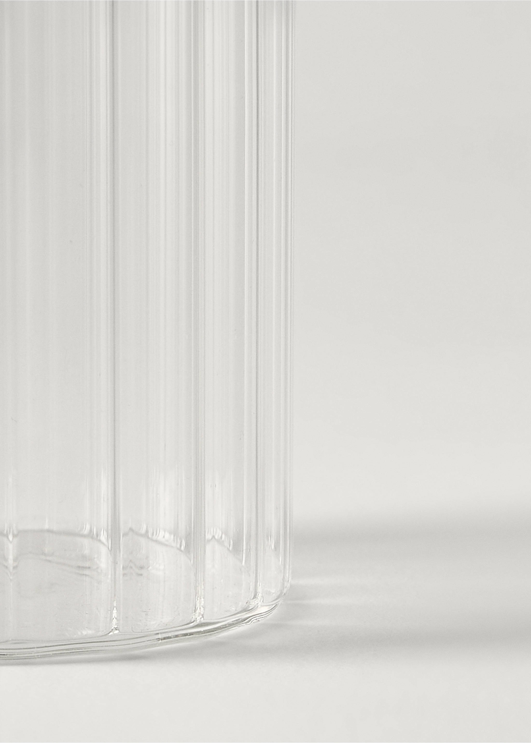 Borosilicate bathroom glass - Details of the article 3, Ice Grey. Ref: 27192937-00.