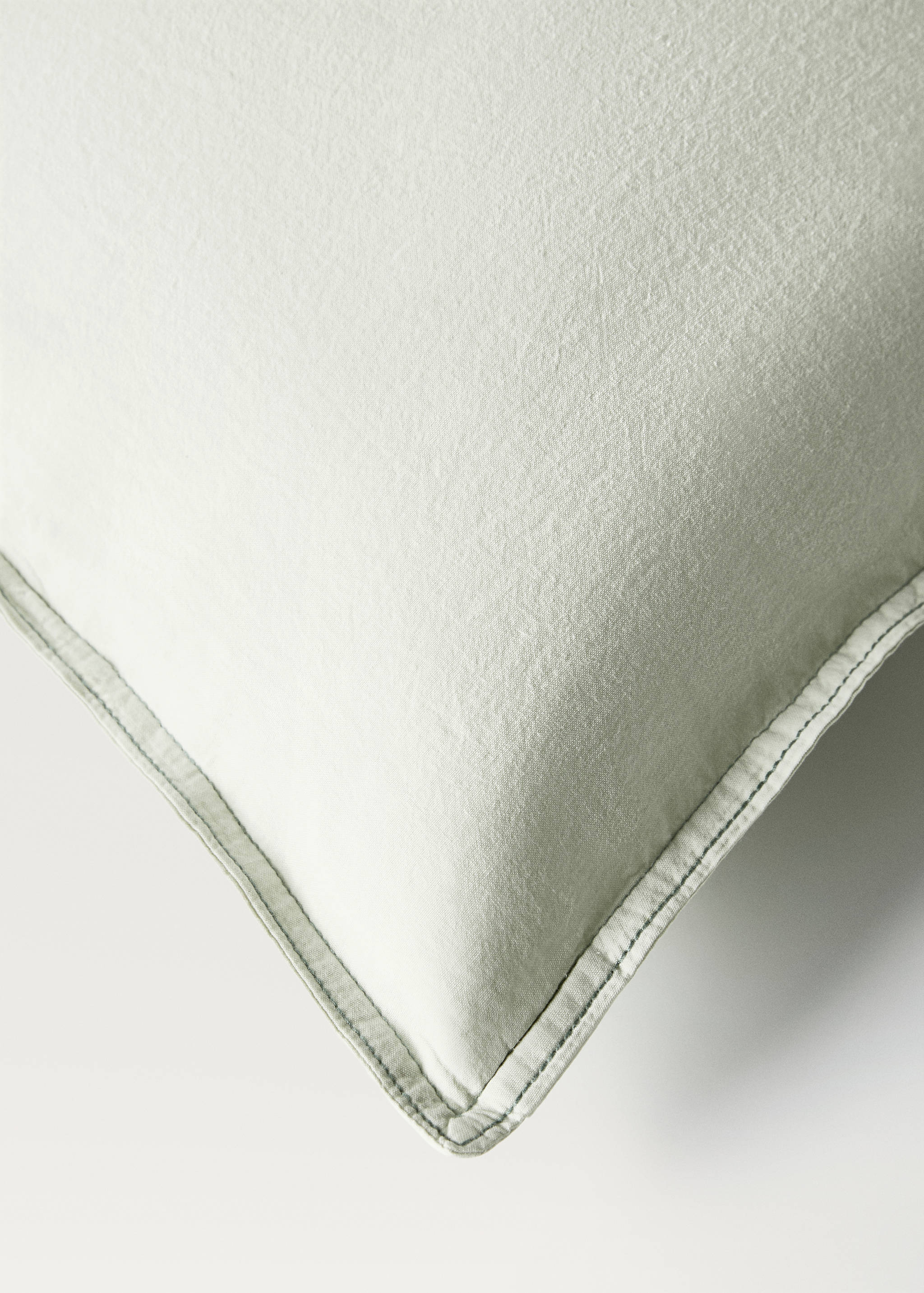 Housse de couette berceau en coton lavé double surpiqûre - Détail de l'article 3