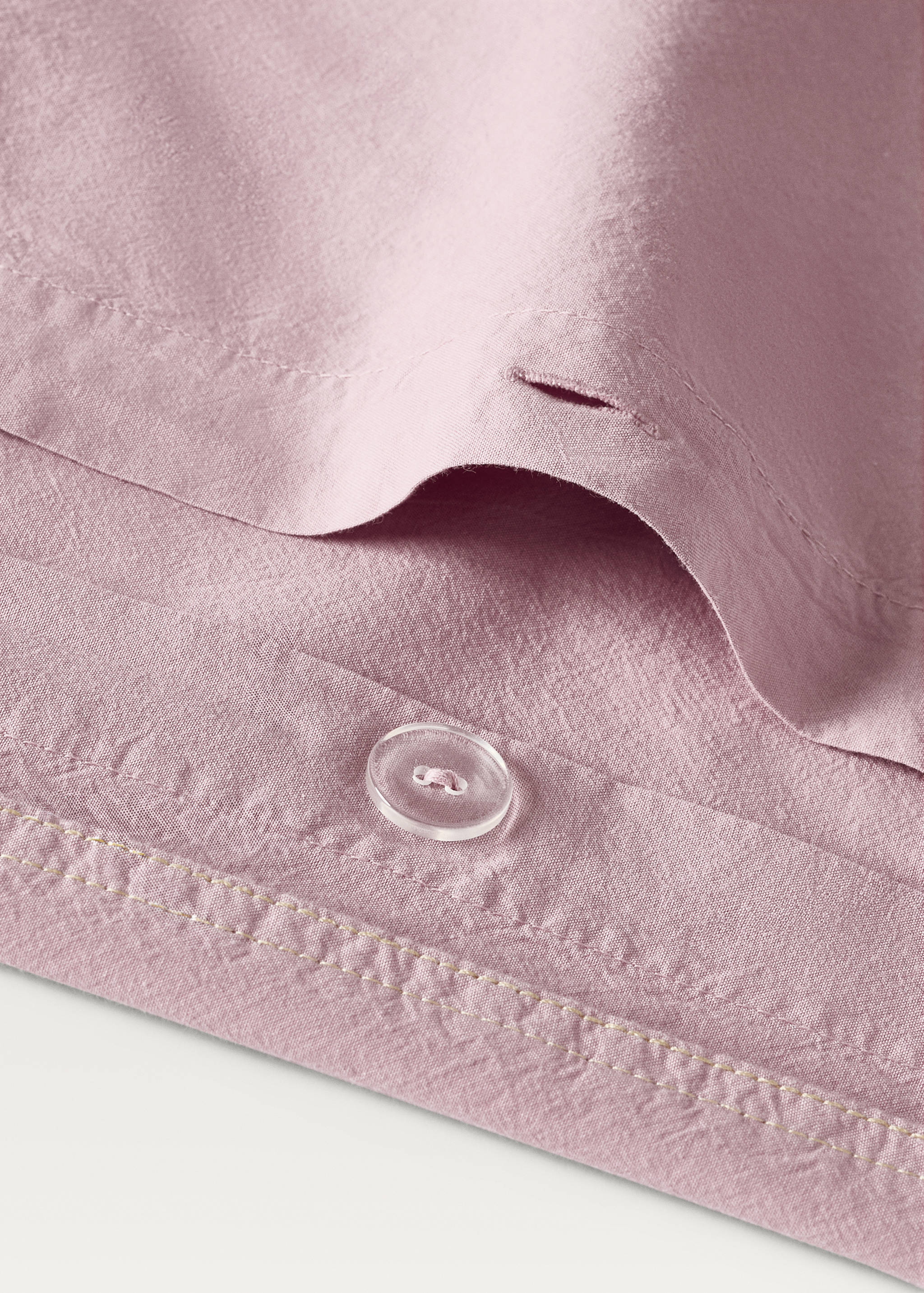 Children’s washed cotton double-stitched duvet cover for cot - Details of the article 1