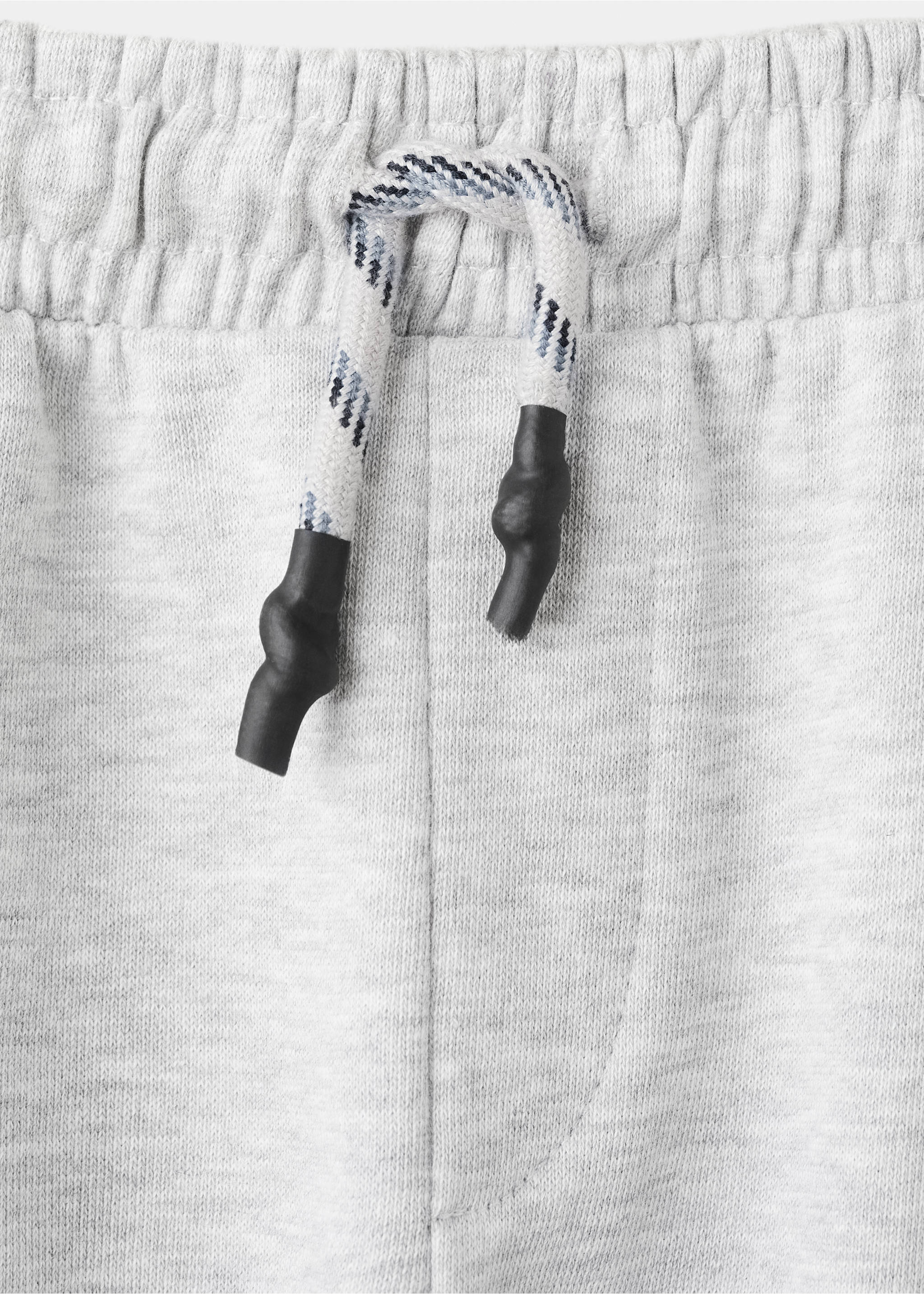Drawstring jogger trousers - Details of the article 8, Medium Heather Grey. Ref: 27891252-00.