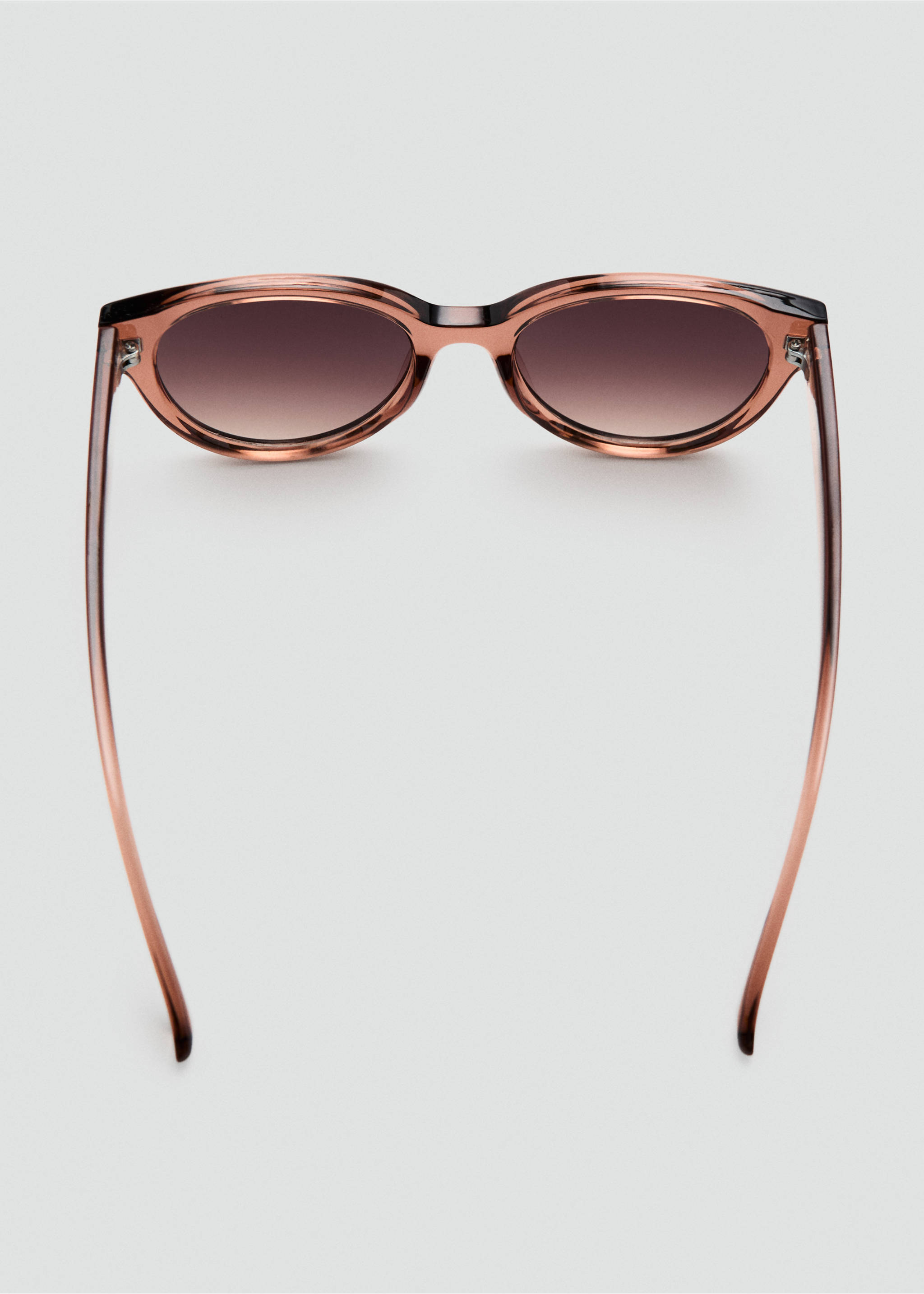 Cat-eye sunglasses - Details of the article 1, Peach. Ref: 37001335-00.