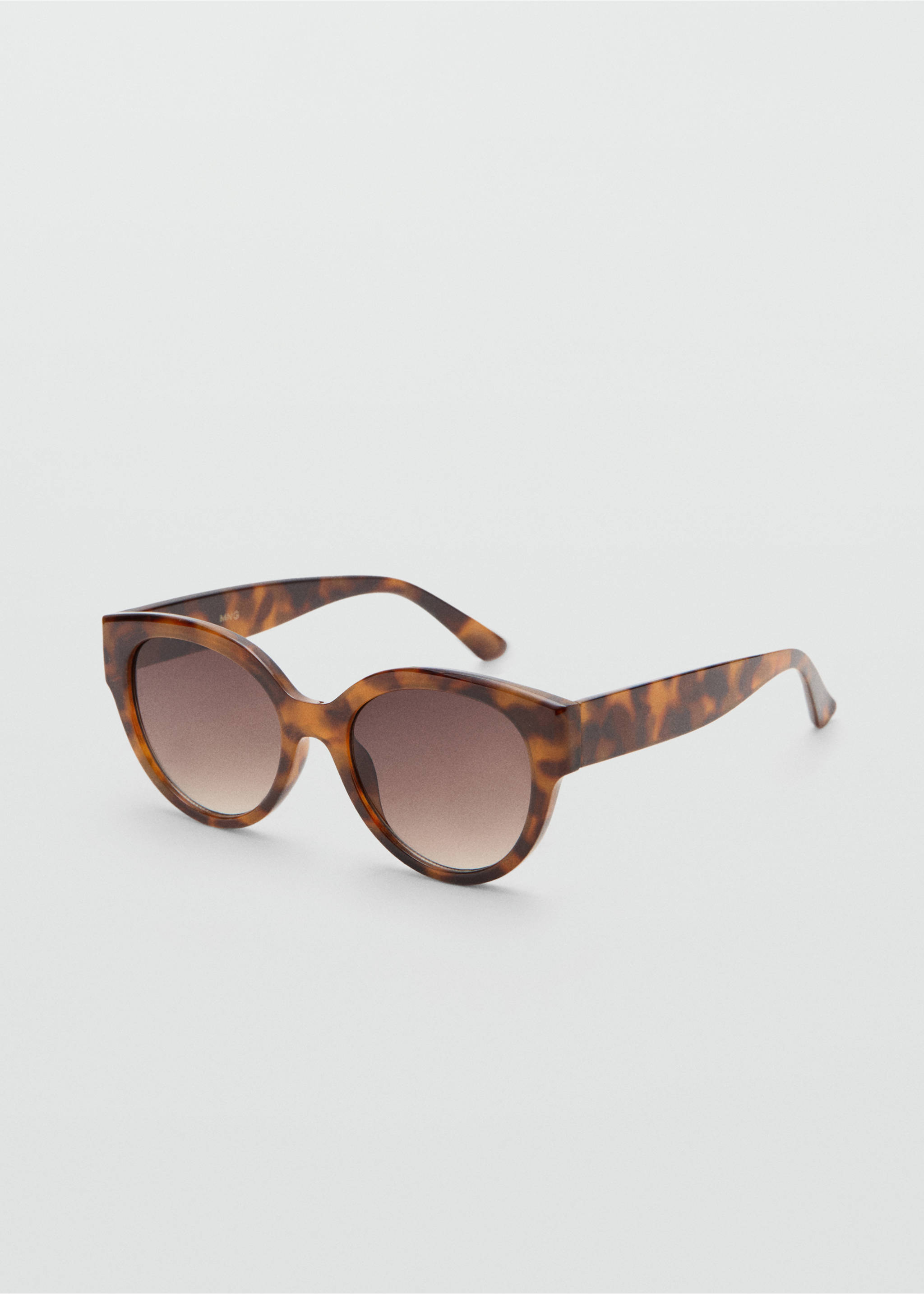Cat-eye sunglasses - Medium plane, Chocolate. Ref: 37001335-00.